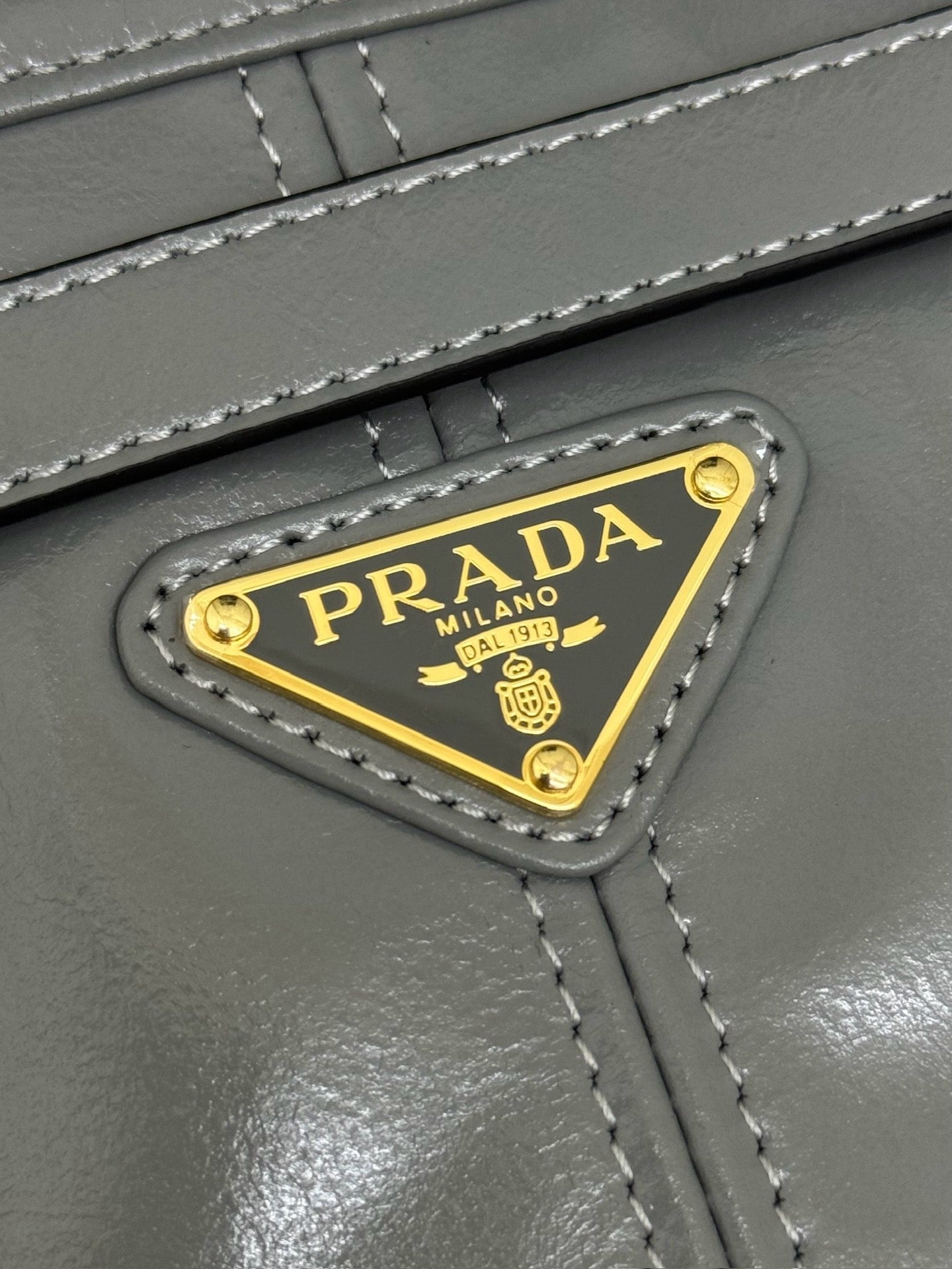 Prada Bonnie Extra-Large 42cm Grey Calfskin mysite