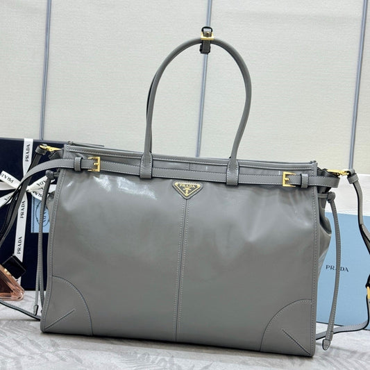 Prada Bonnie Extra-Large 42cm Grey Calfskin mysite