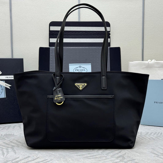 Prada Re-Edition 1978 Tote Bag 35cm Black Re-Nylon& Saffiano Leather mysite