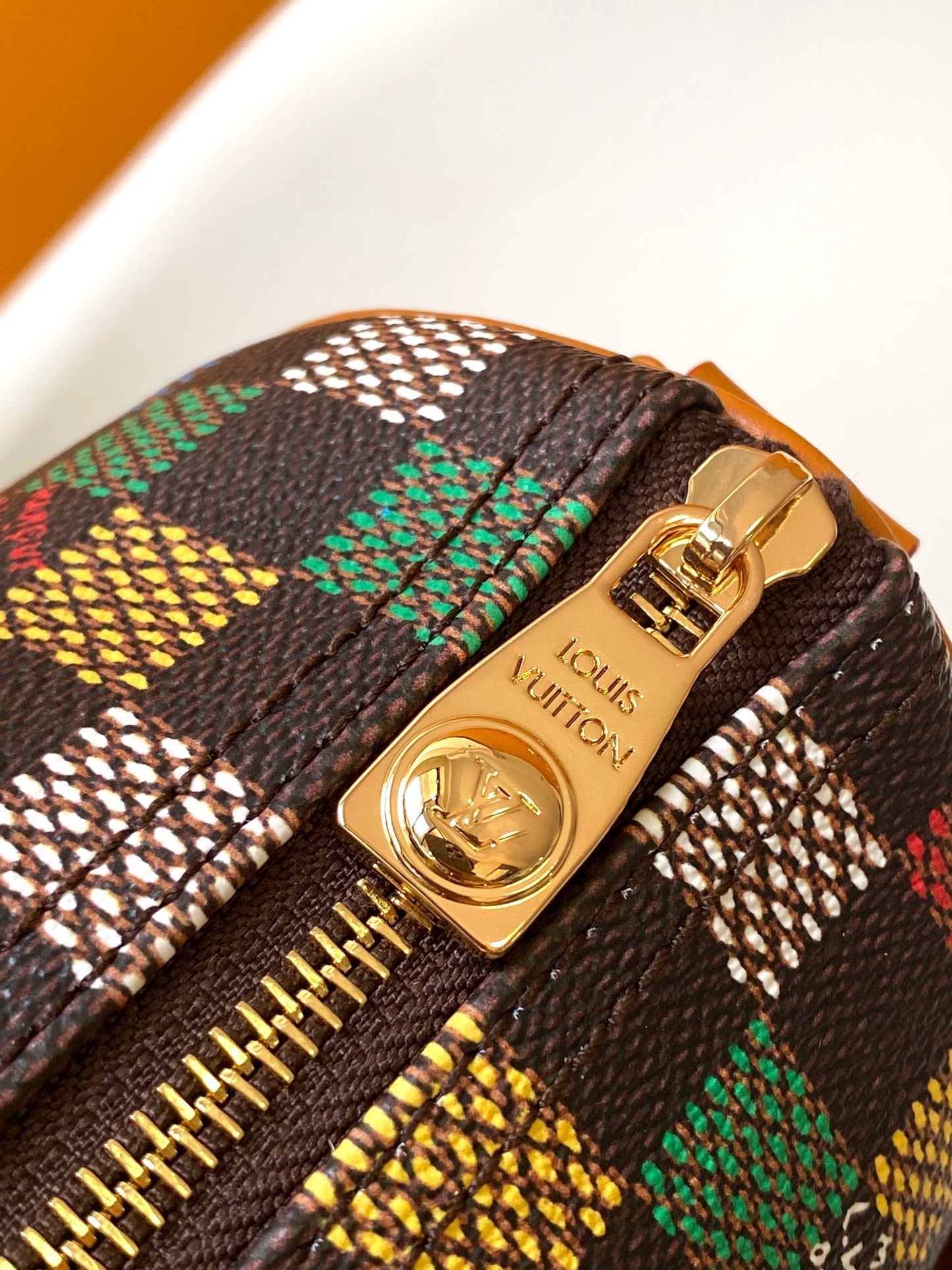 Lv Keepall Bandouliere 25 Multicolor Damier Ebene Canvas GHW mysite