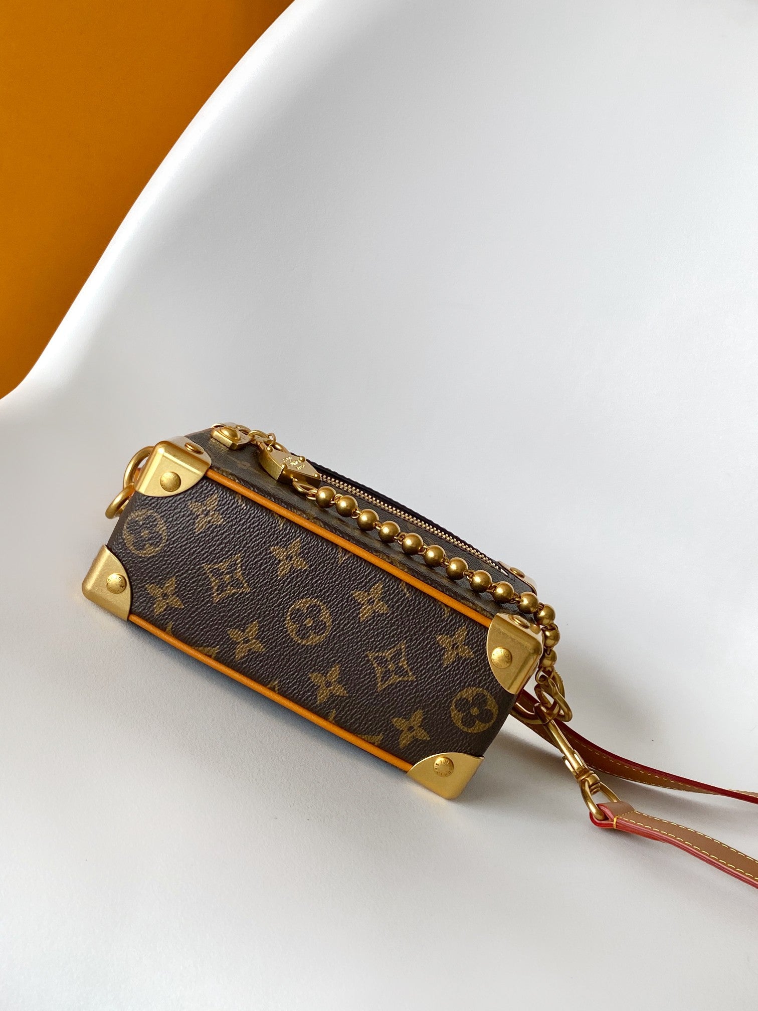LV Mini Soft Trunk With Chain Brown Monogram Canvas GHW 268790 mysite