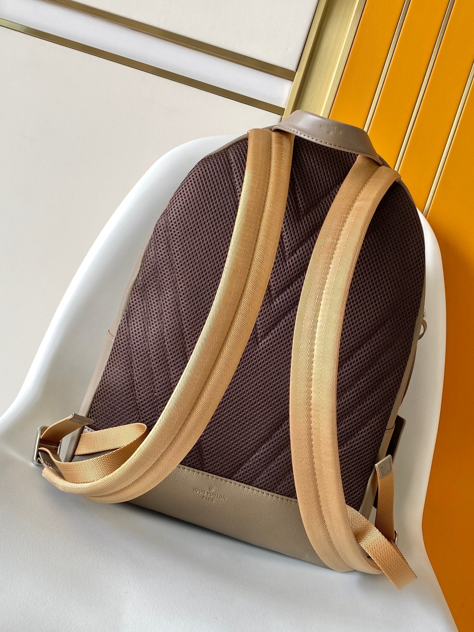 LV M57079 Takeoff Backpack Brown Aerogram Cowhide mysite