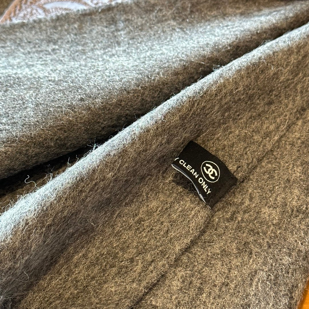 CC Scarf 200 CM In Grey Cashmere 413650 mysite