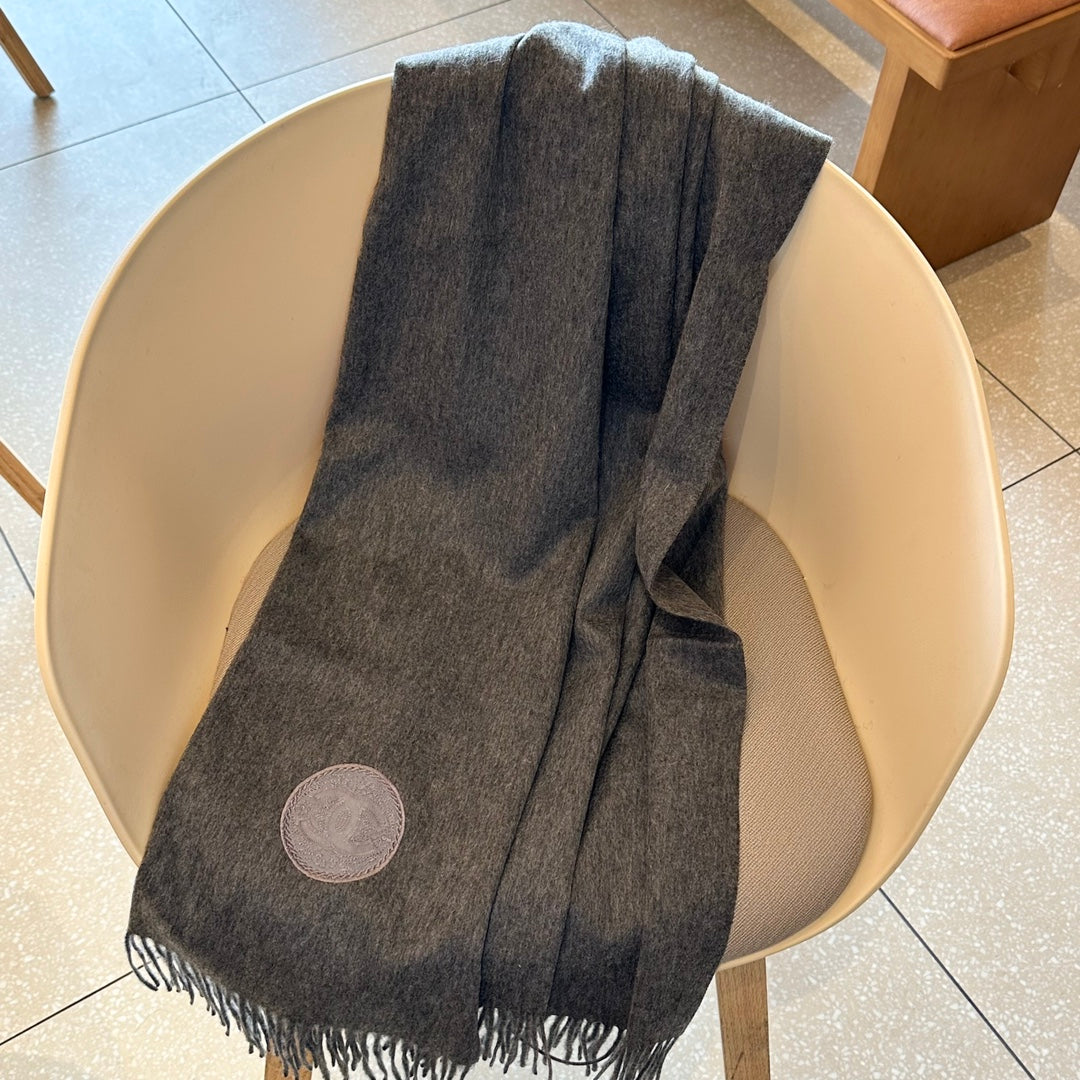 CC Scarf 200 CM In Grey Cashmere 413650 mysite