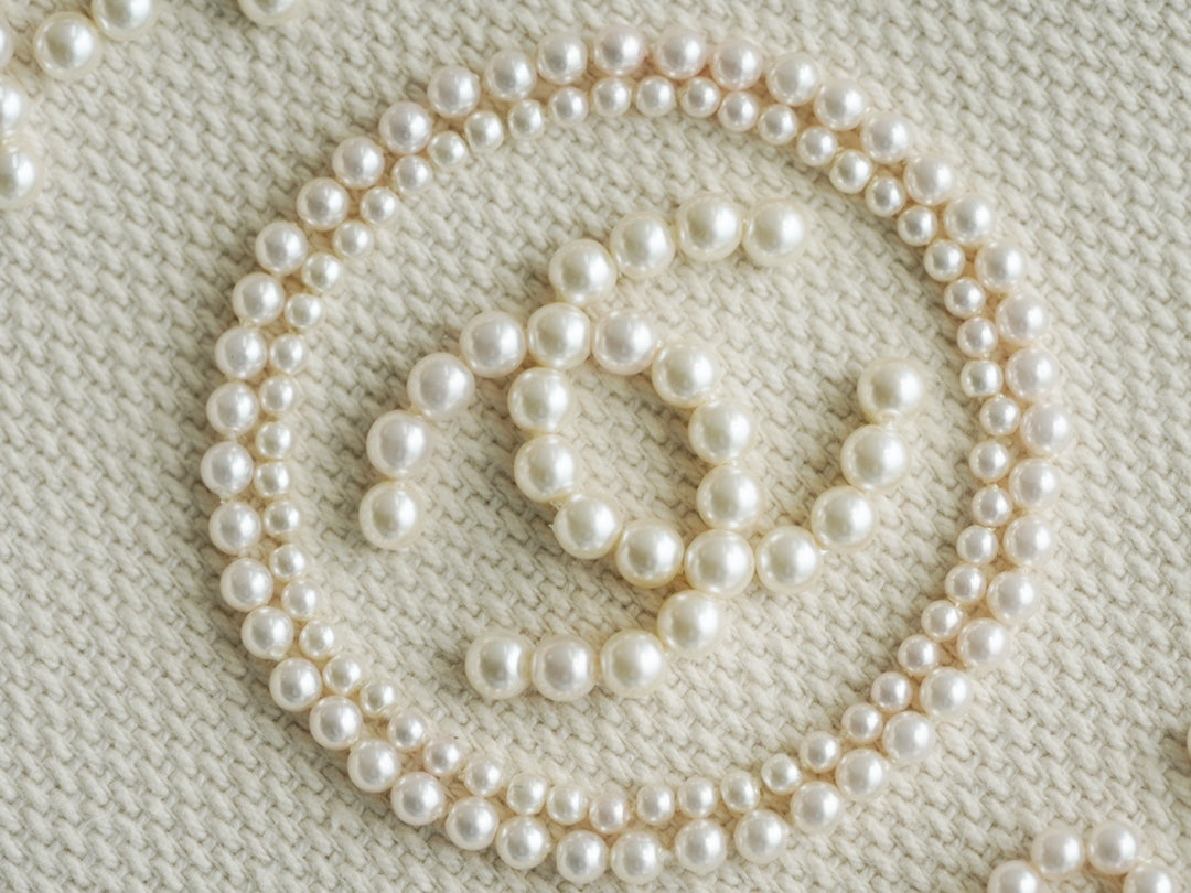 TOTE BAG 39 ATTACHED PEARL LOGO IN BEIGE CANVAS GOLD HARDWARE mysite