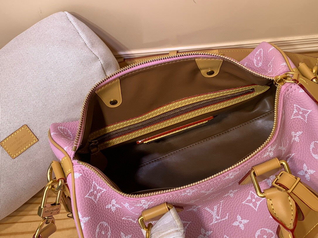 LV Speedy P9 Bandouliere 30 Pink Pastel Calfskin 203345 mysite