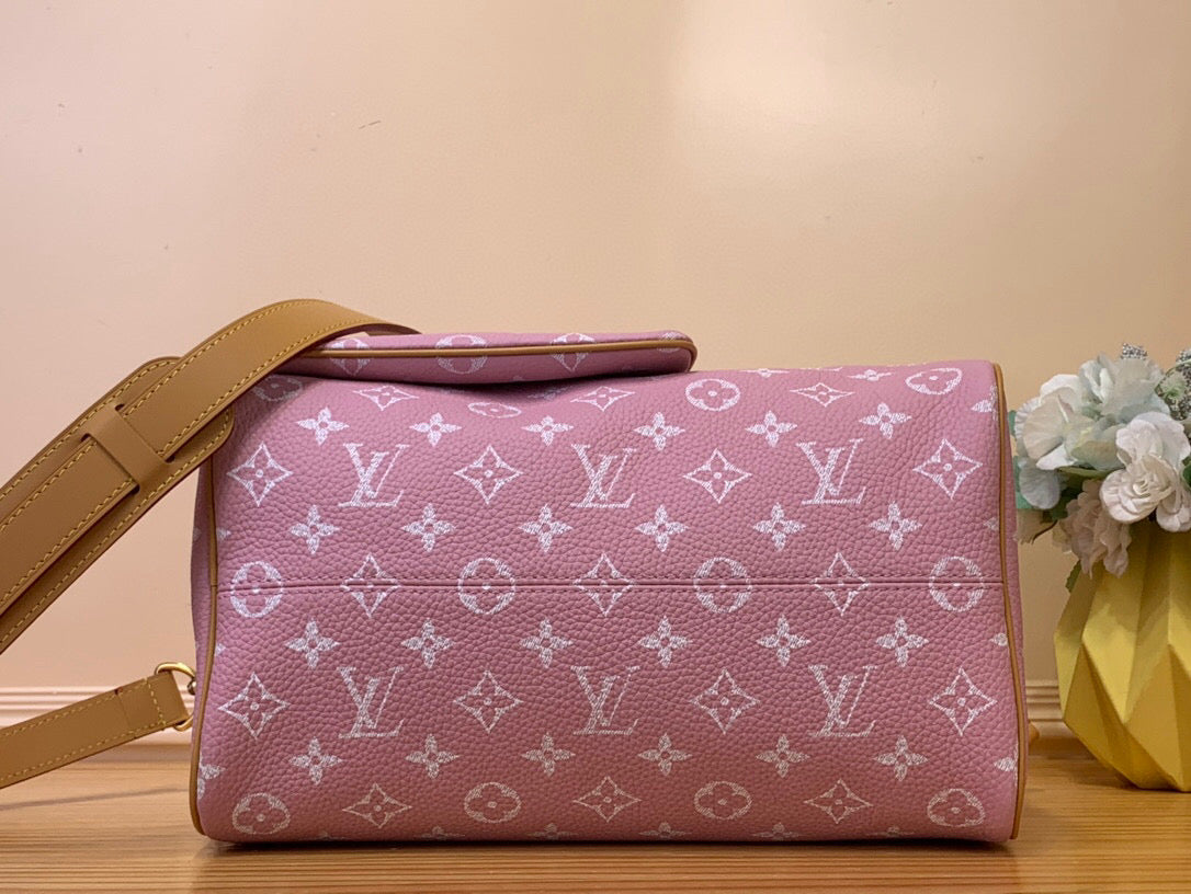 LV Speedy P9 Bandouliere 30 Pink Pastel Calfskin 203345 mysite