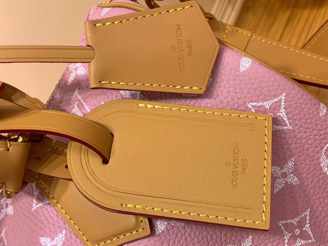 LV Speedy P9 Bandouliere 30 Pink Pastel Calfskin 203345 mysite