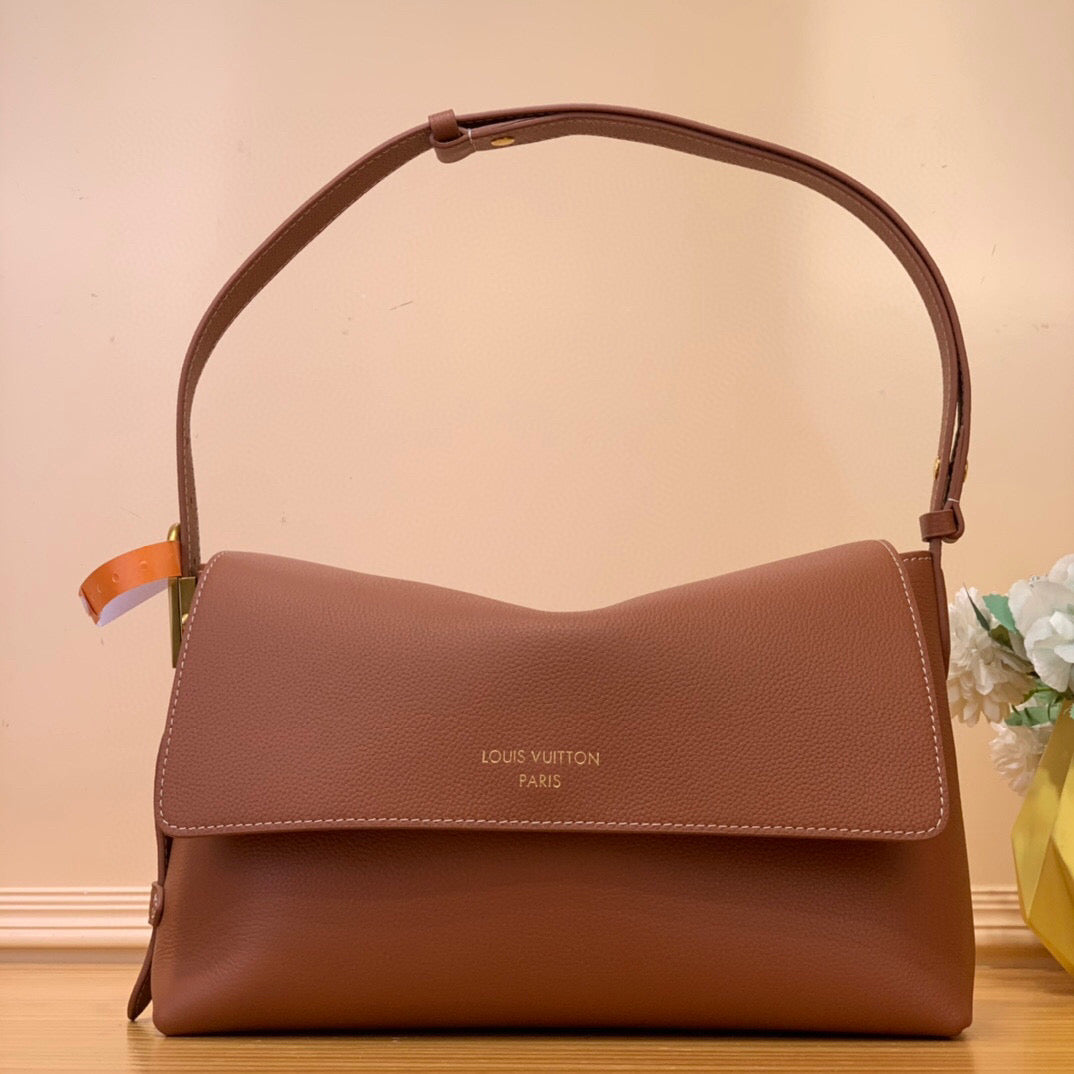 LV Low Key Messenger Cognac Calf Leather 205007 mysite