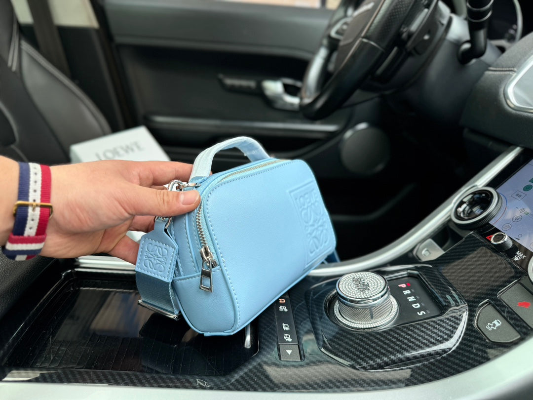 LOE MINI 18 CAMERA CROSS BODY BAG IN LIGHT BLUE CALFSKIN mysite