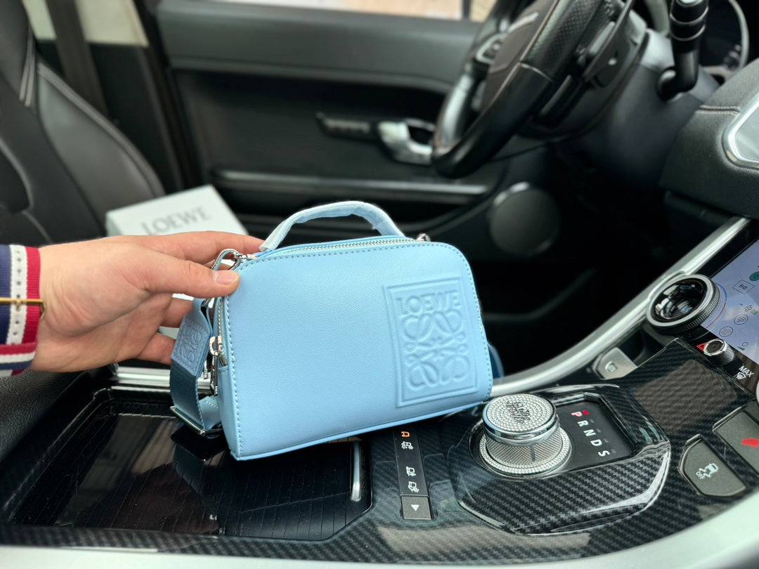 LOE MINI 18 CAMERA CROSS BODY BAG IN LIGHT BLUE CALFSKIN mysite