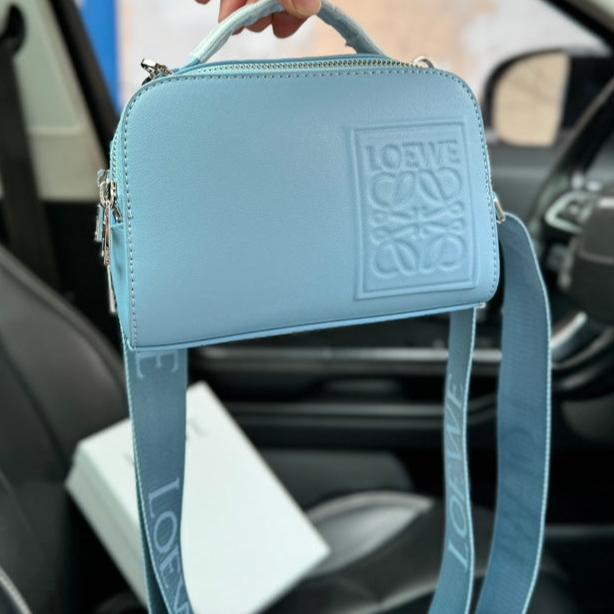 LOE MINI 18 CAMERA CROSS BODY BAG IN LIGHT BLUE CALFSKIN mysite