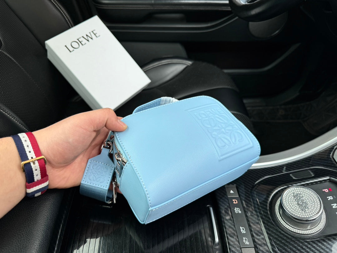 LOE MINI 18 CAMERA CROSS BODY BAG IN LIGHT BLUE CALFSKIN mysite