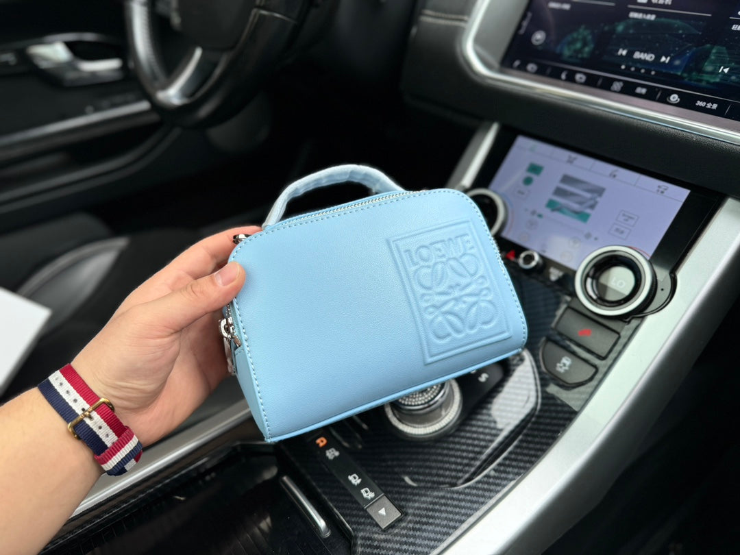 LOE MINI 18 CAMERA CROSS BODY BAG IN LIGHT BLUE CALFSKIN mysite