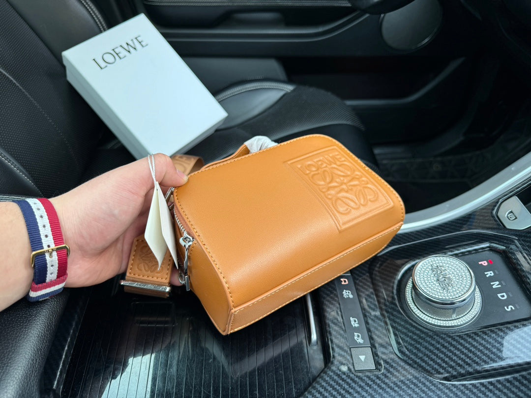 LOE MINI 18 CAMERA CROSS BODY BAG IN WARM DESERT CALFSKIN mysite