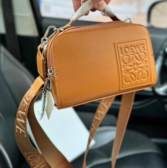 LOE MINI 18 CAMERA CROSS BODY BAG IN WARM DESERT CALFSKIN mysite