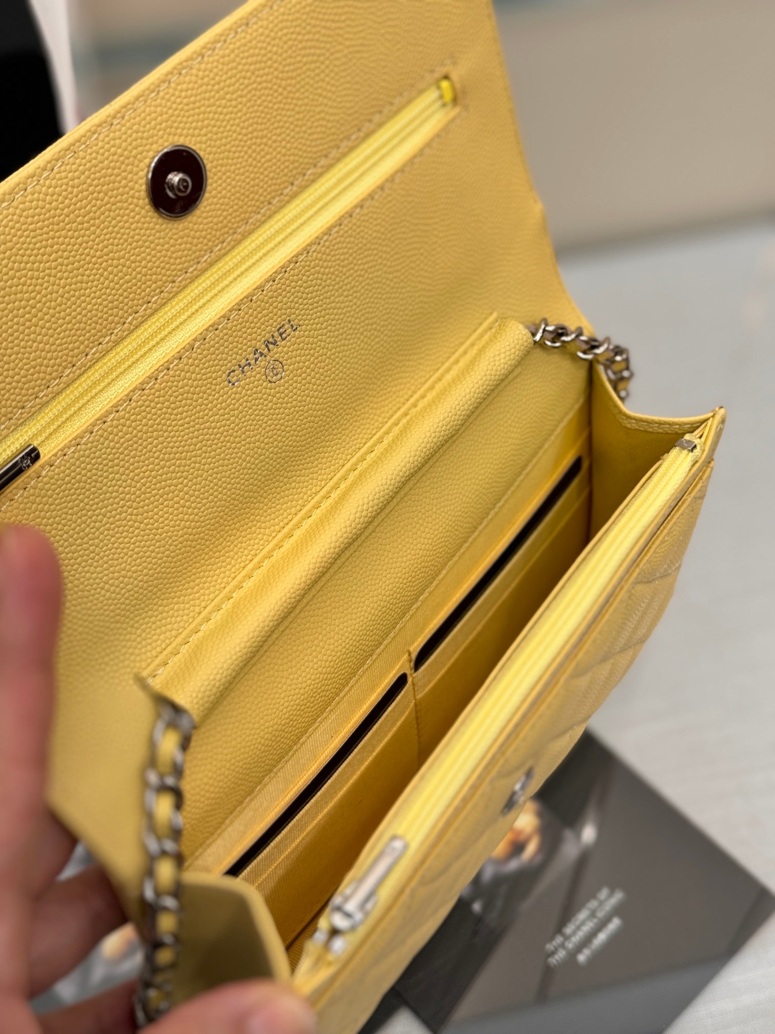 WOC 19CM LIME CAVIAR SILVER HARDWARE mysite