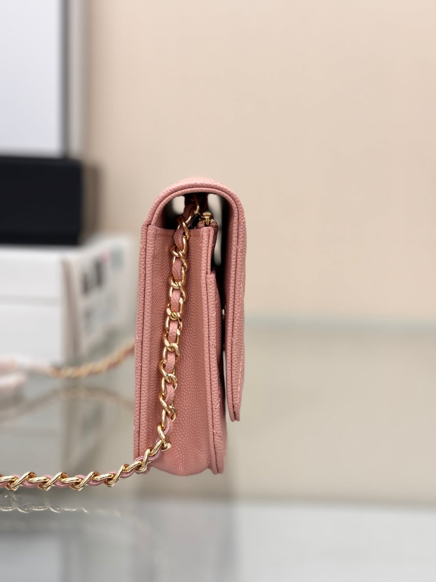 WOC 19CM LIGHT PINK CAVIAR GOLD HARDWARE mysite