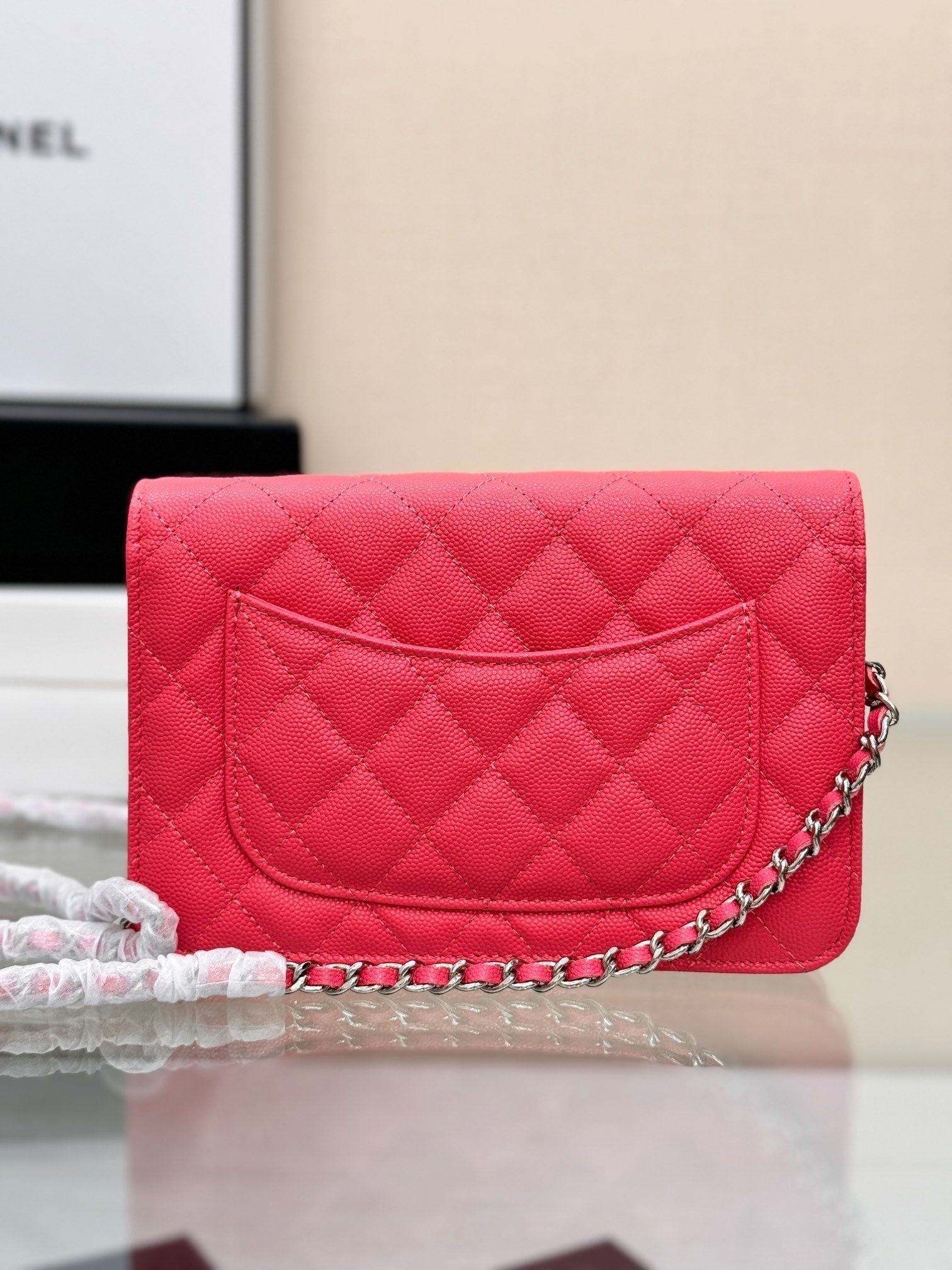 WOC 19CM RED CAVIAR SILVER HARDWARE mysite