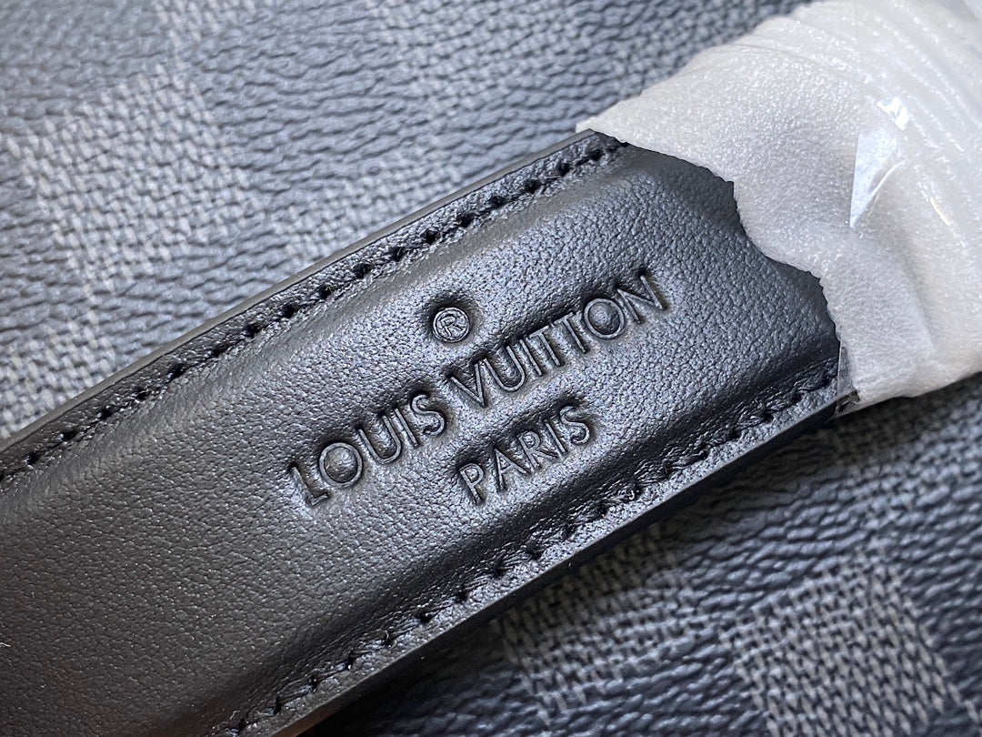 TOILETRY BAG 24 IN BLACK DAMIER GRAPHITE CANVAS mysite