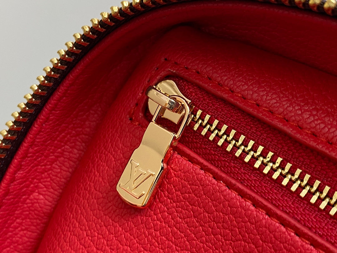 LV Nice BB Bag 24cm Brown Canvas Cowhide 320699 mysite