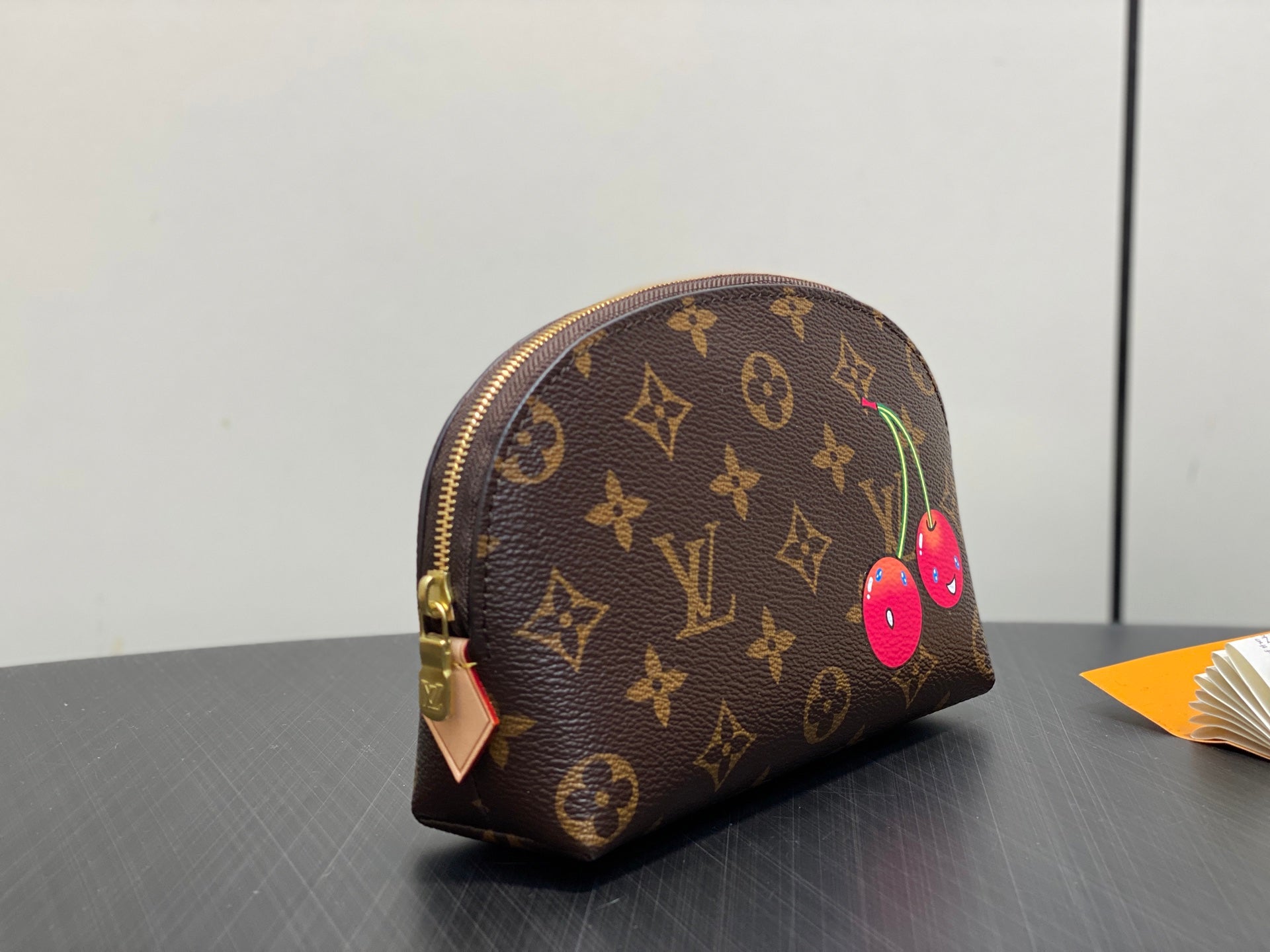 LV x TM Cosmetic Pouch PM Monogram Coasted Canvas mysite