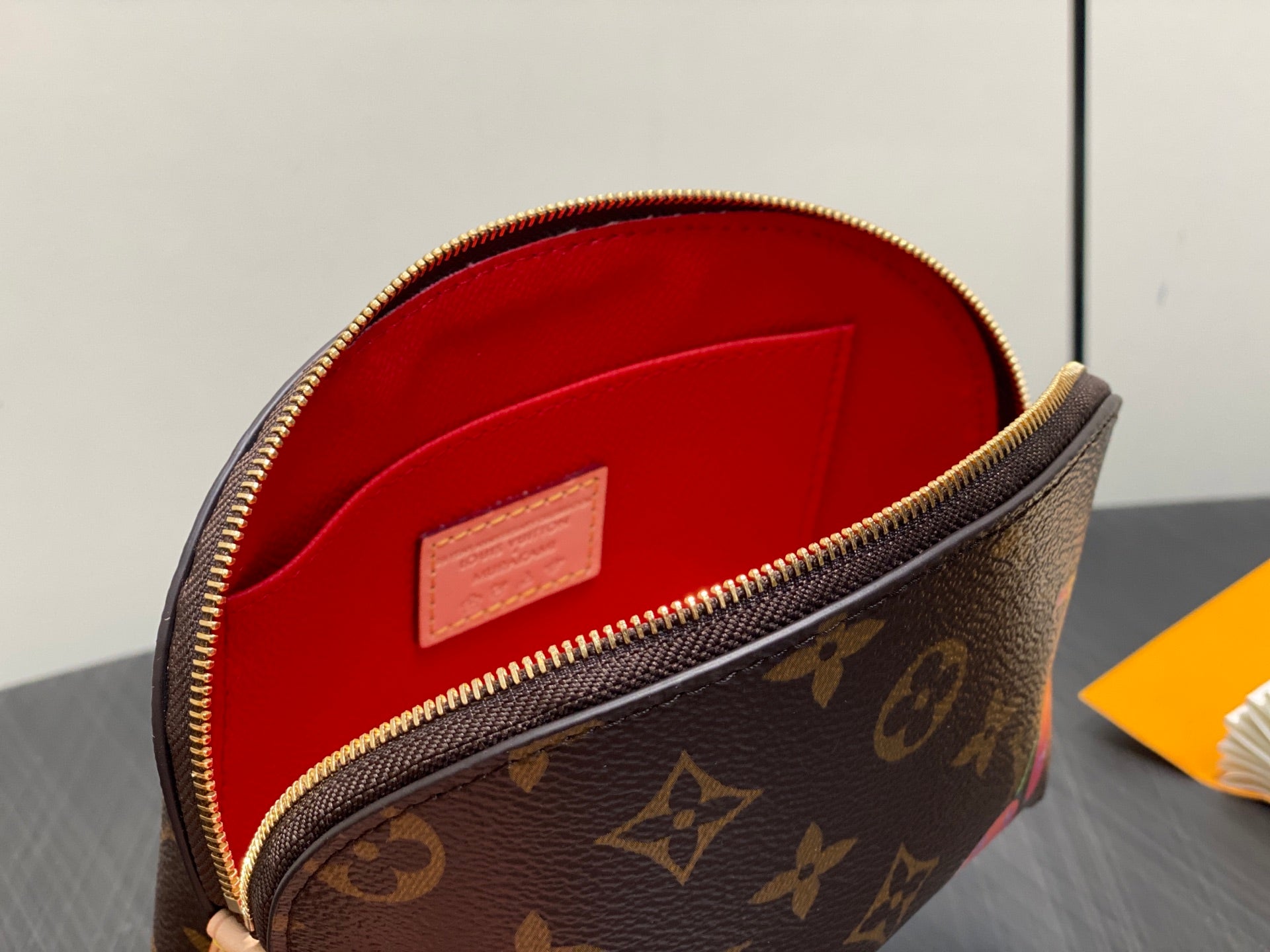 LV x TM Cosmetic Pouch PM Monogram Coasted Canvas mysite