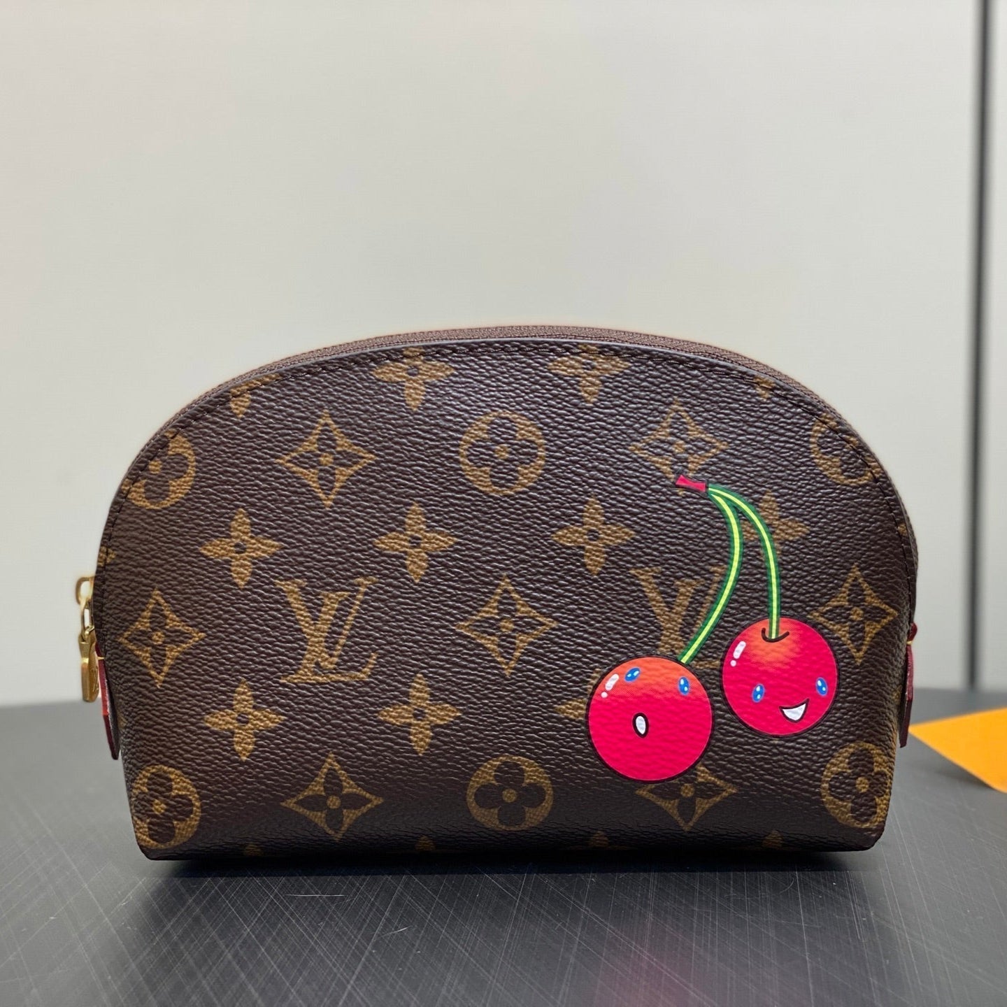 LV x TM Cosmetic Pouch PM Monogram Coasted Canvas mysite
