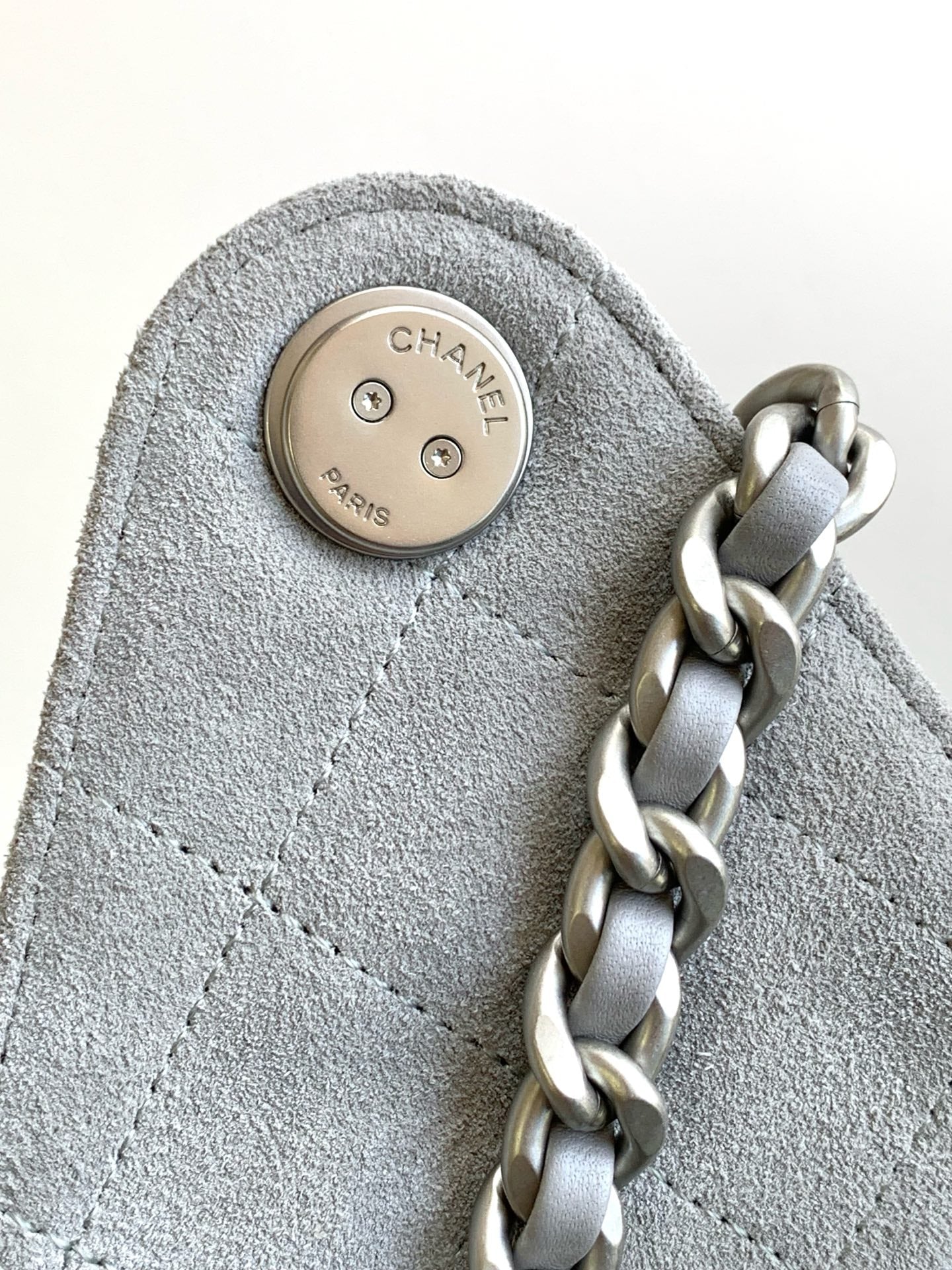 CC 25C Hobo Bag 30cm Dark Grey Suede mysite