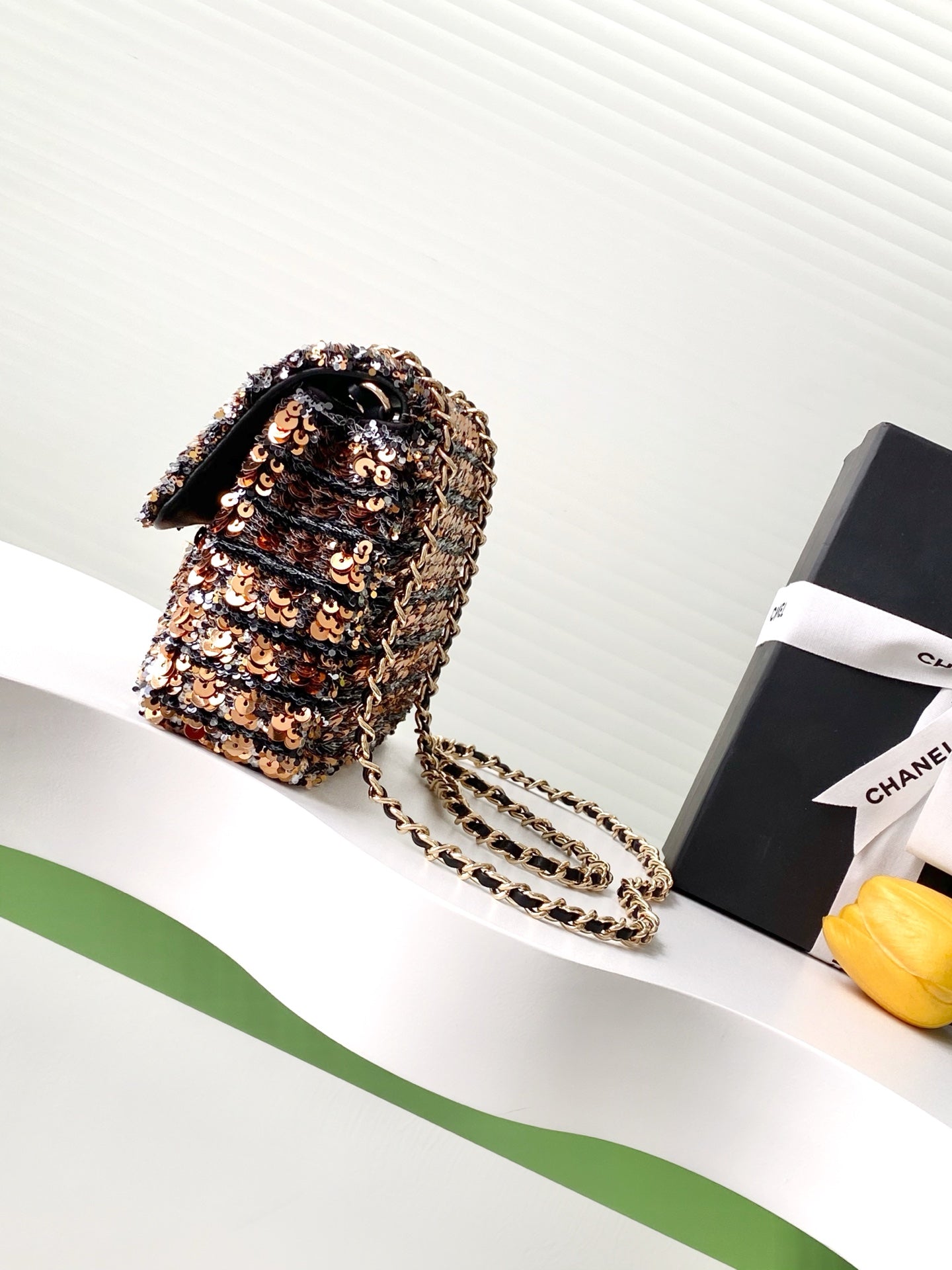 CC 25C Black Bronze Sequin Gold Hardware mysite