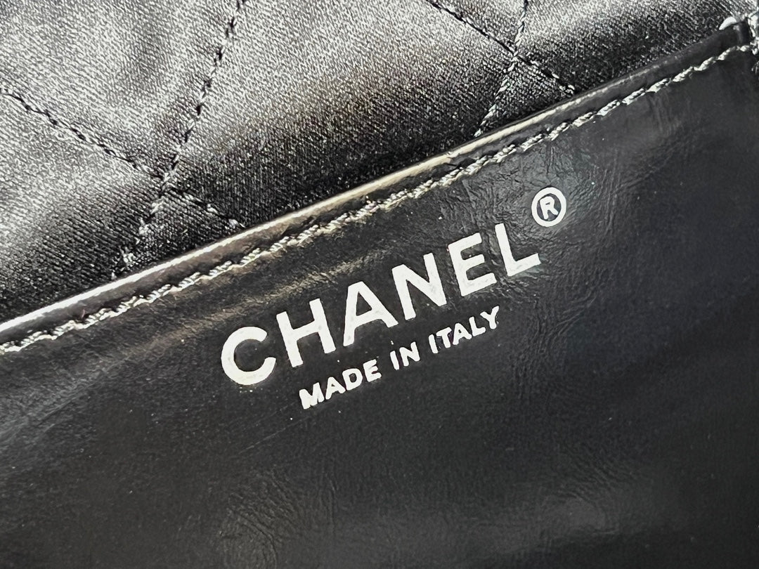 cc22 mini hobo bag 20cm all black lambskin mysite