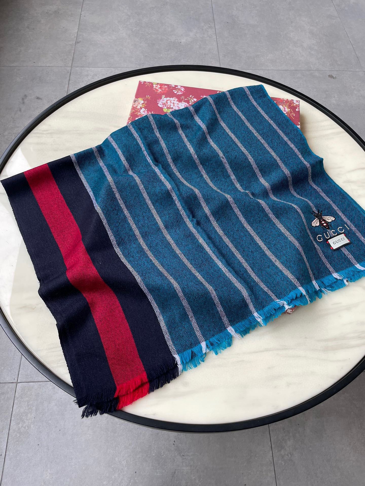 SCARF 200 CM IN COLORFUL CASHMERE 402211 mysite