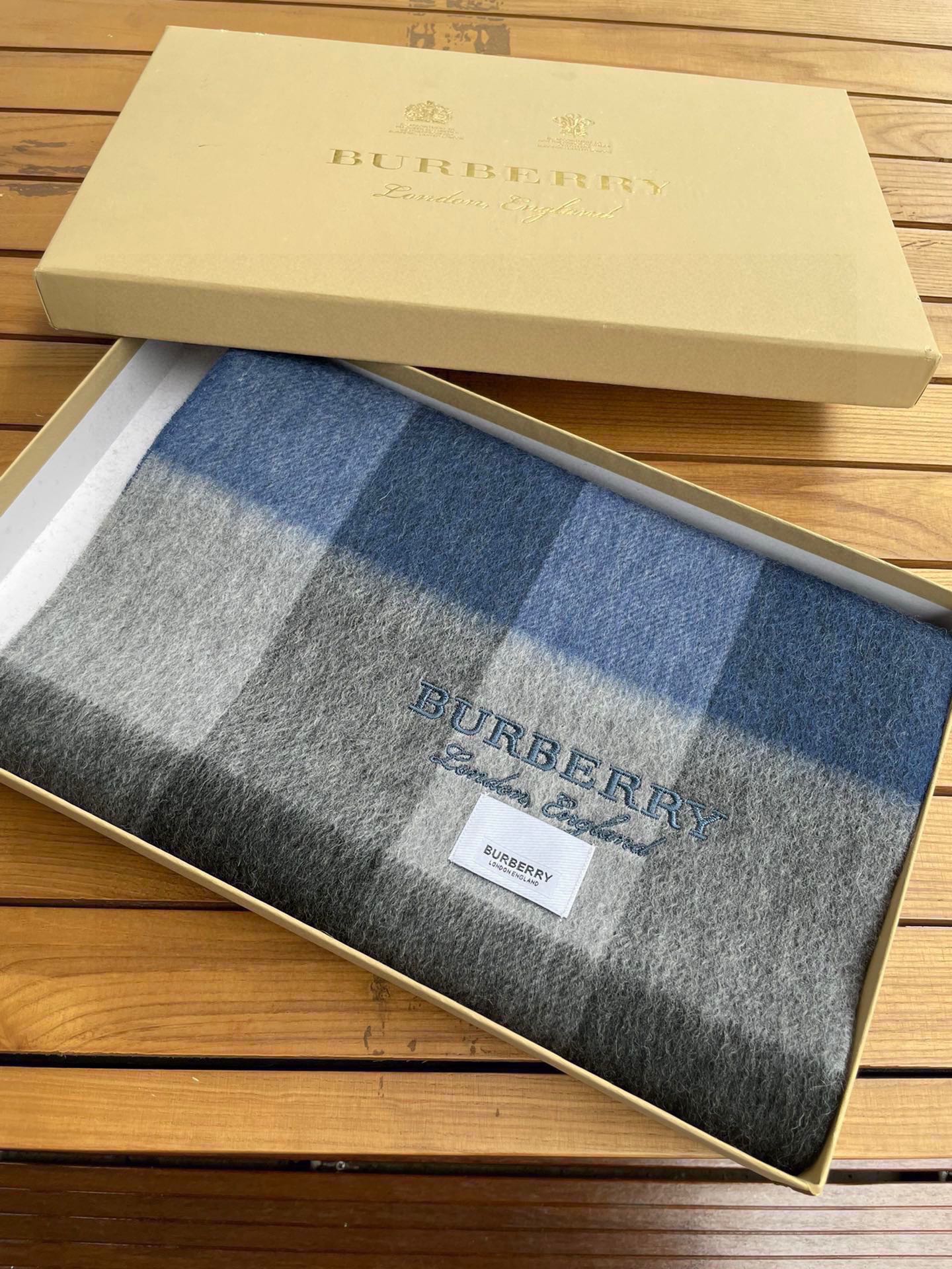 SCARF 180 CM IN DARK GRAY MIX NAVY BLUE CASHMERE 410320 mysite
