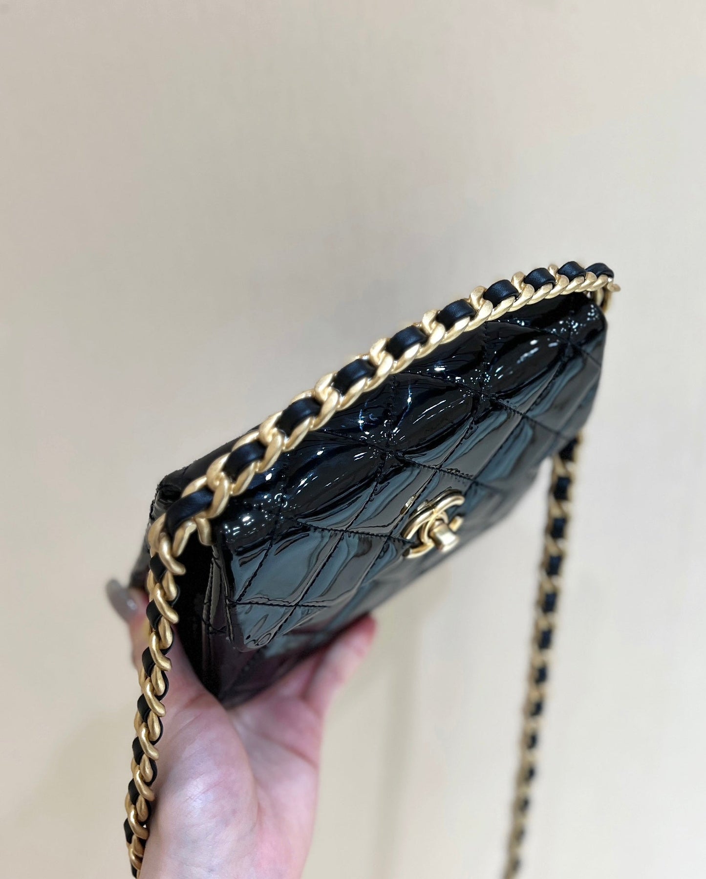 24s 31 ruecambon 15cm black patent calfskin mysite