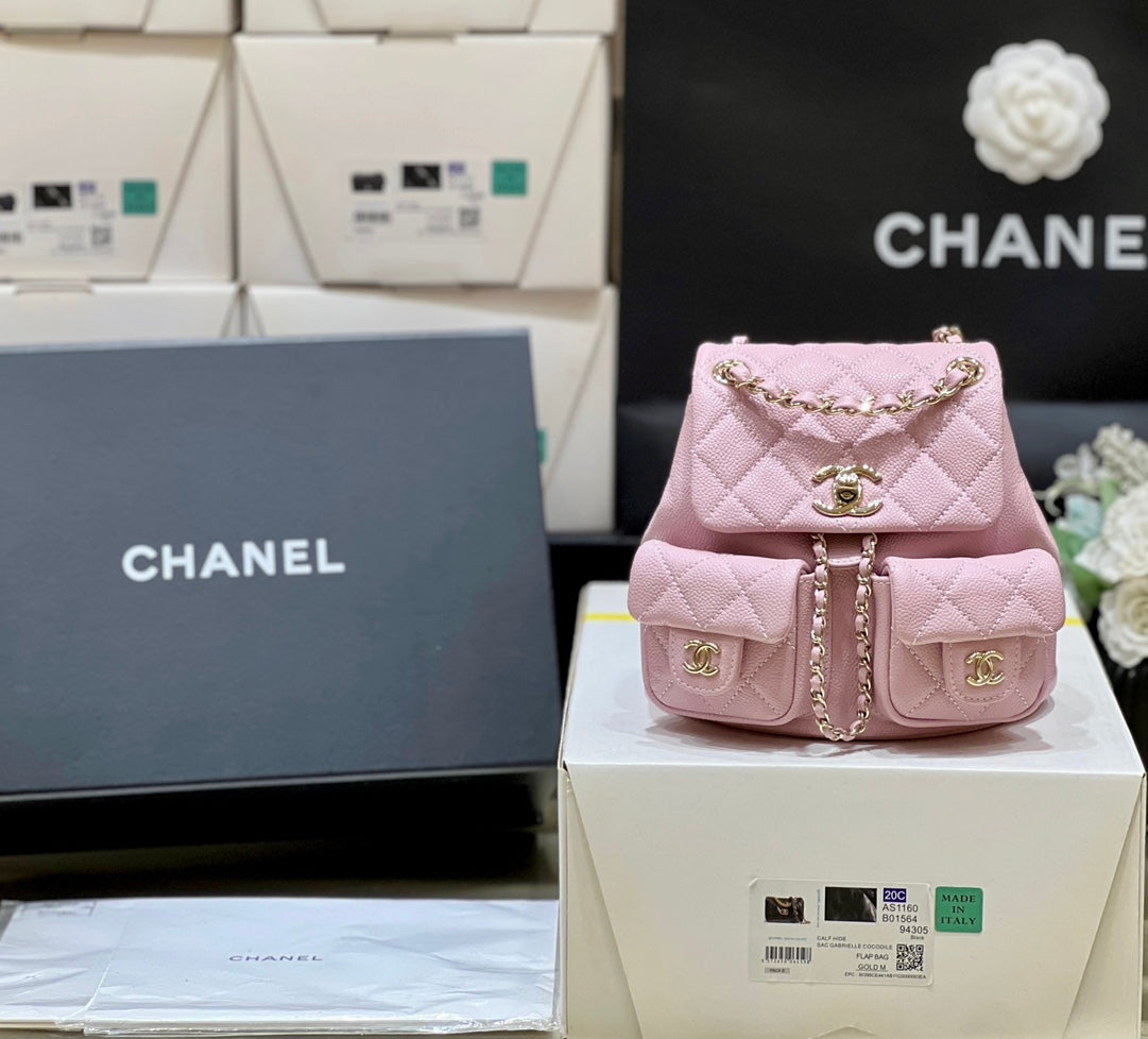 24a duma backpack pink caviar leather light gold hardware mysite