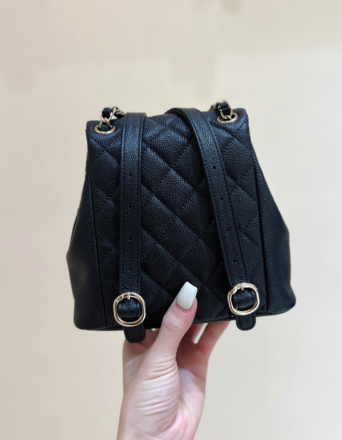 24a duma backpack black caviar leather light gold hardware mysite