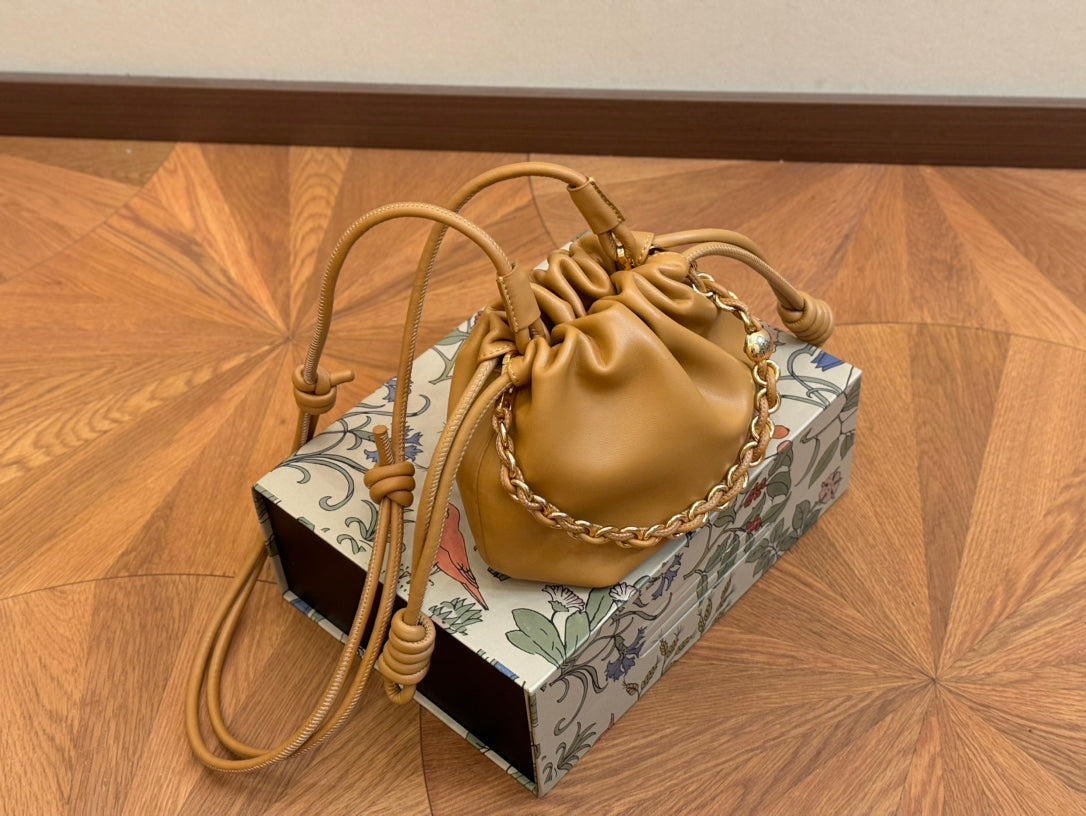 LOE MINI 18 FLAMENCO PURSE IN WARM DESERT NAPPA LAMBSKIN mysite