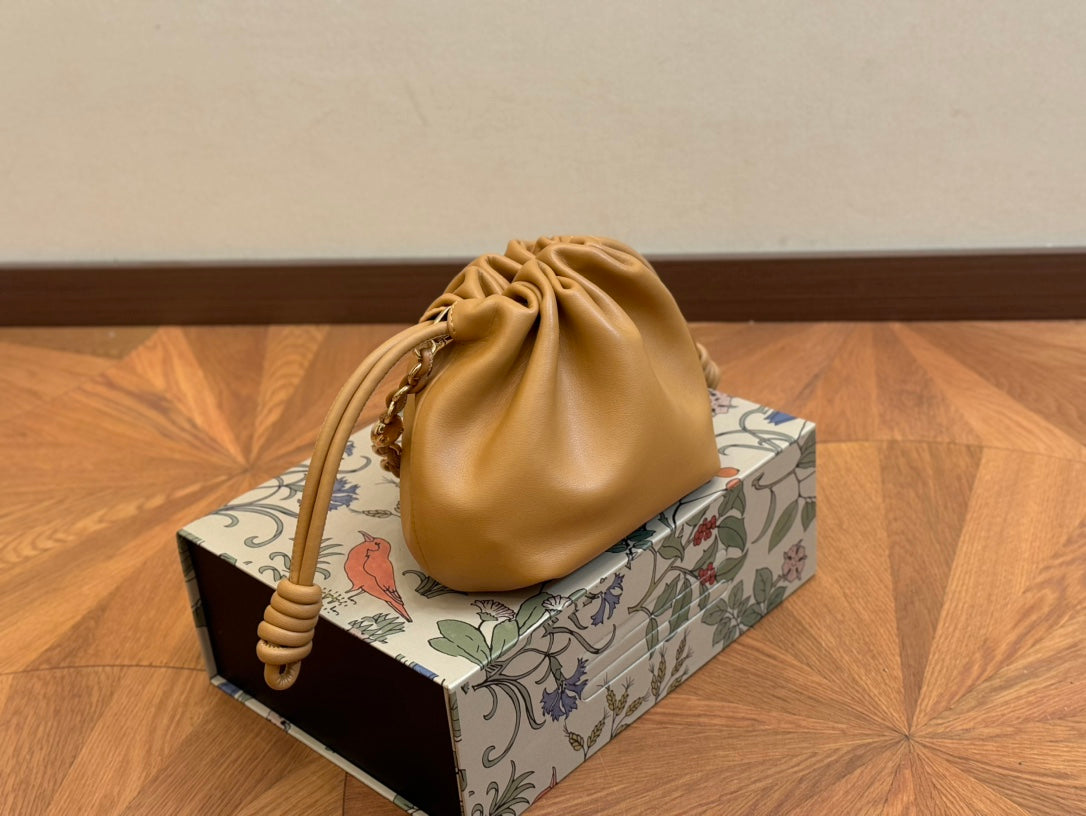 LOE MINI 18 FLAMENCO PURSE IN WARM DESERT NAPPA LAMBSKIN mysite