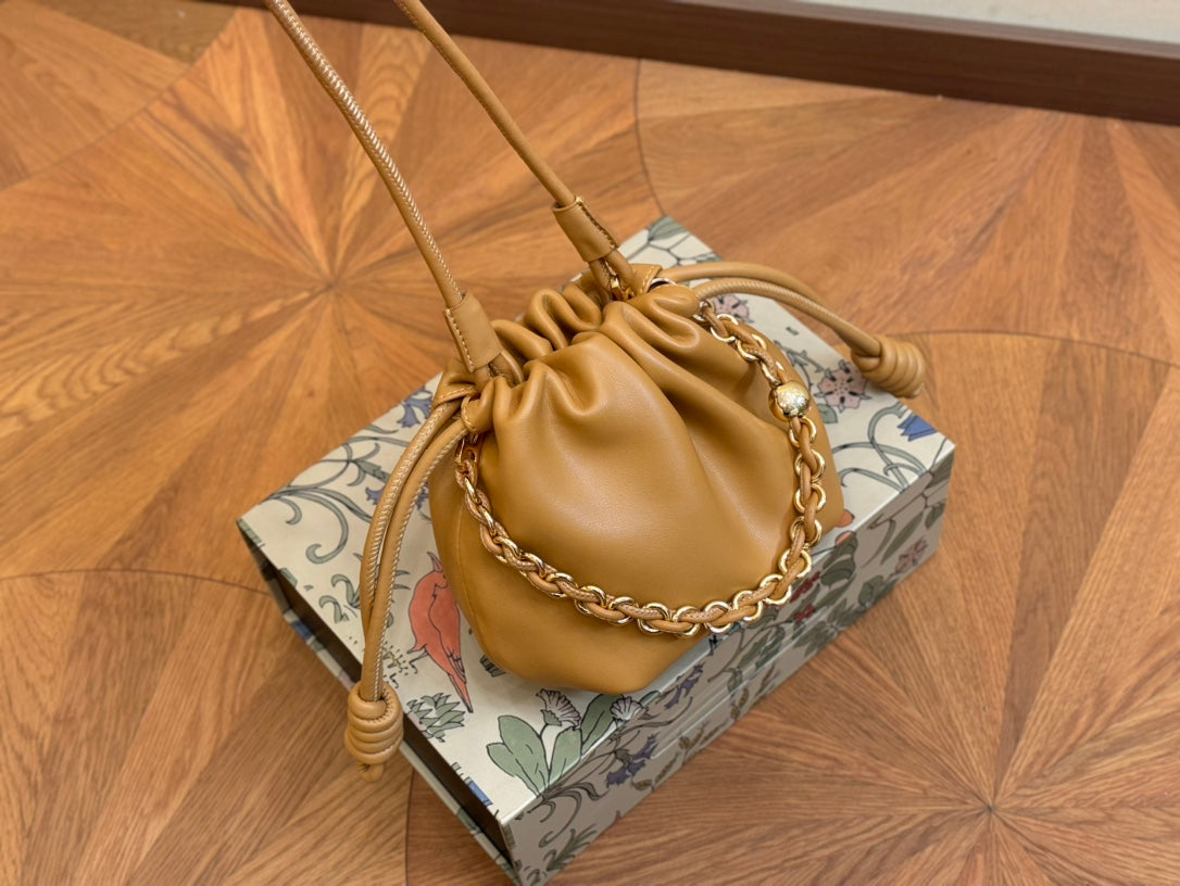 LOE MINI 18 FLAMENCO PURSE IN WARM DESERT NAPPA LAMBSKIN mysite