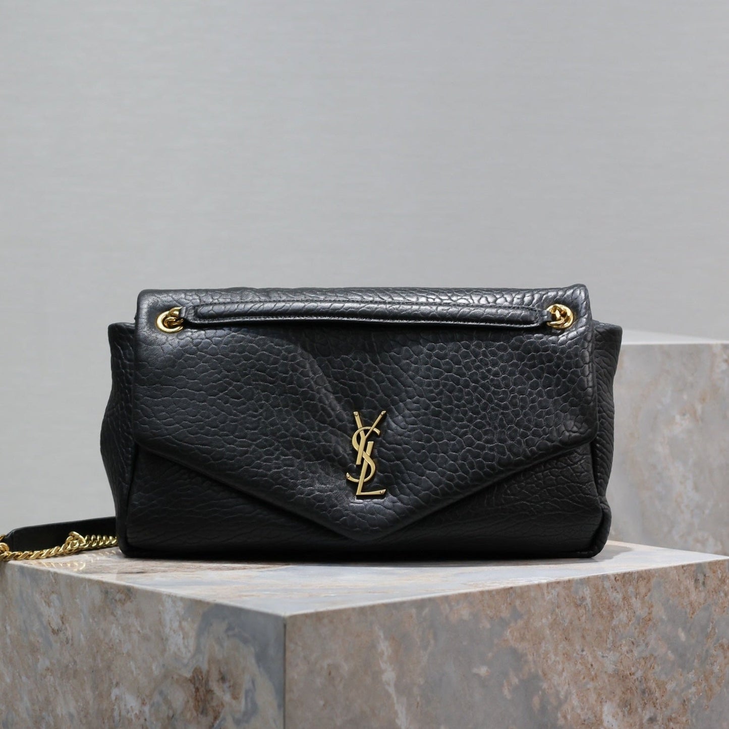 CALYPSO BAG 35 IN BLACK LAMBSKIN GOLD HARDWARE mysite
