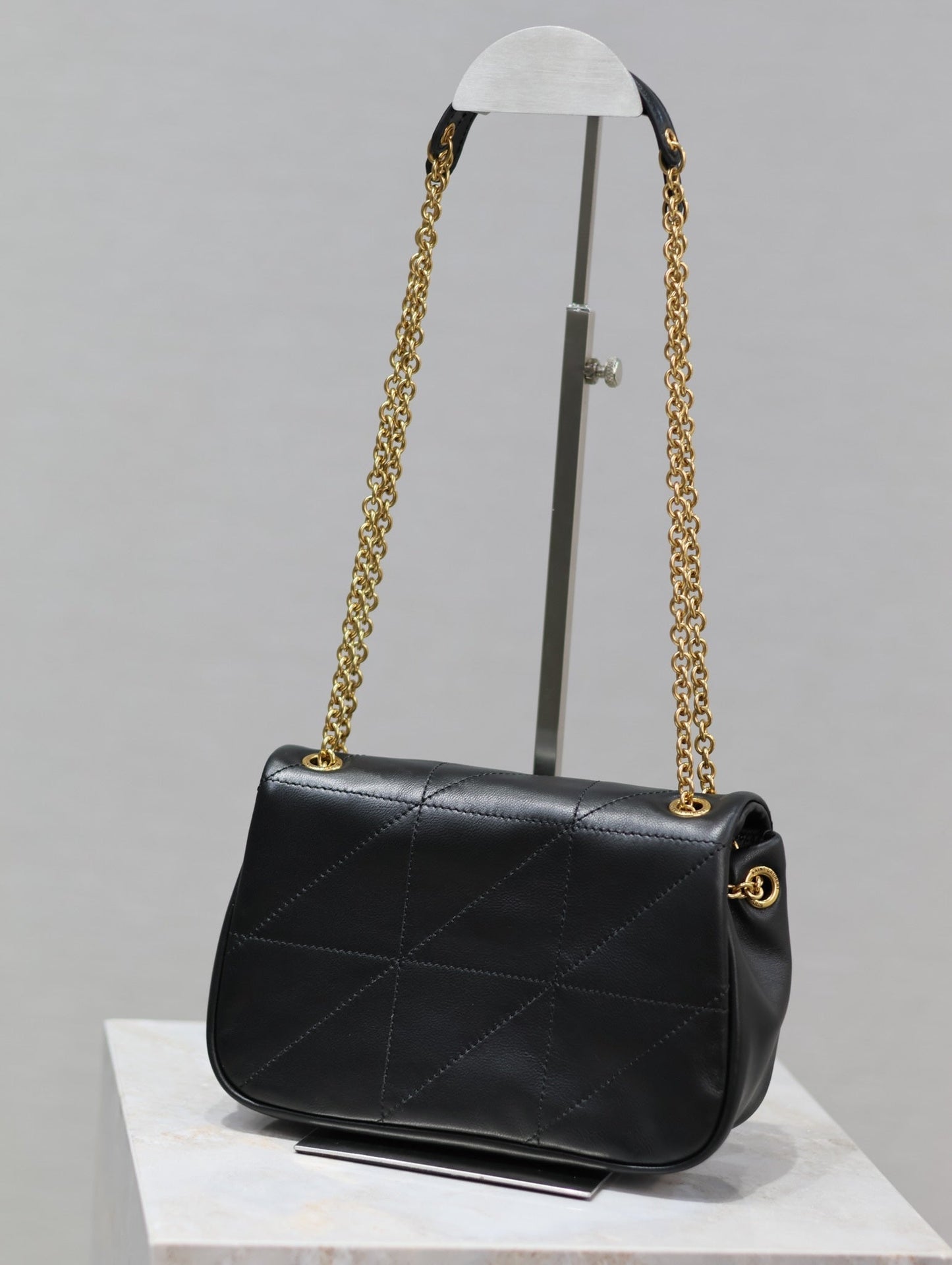 JAMIE 4.3 MINI BAG 20 IN BLACK LAMBSKIN GLOD HARDWARE mysite
