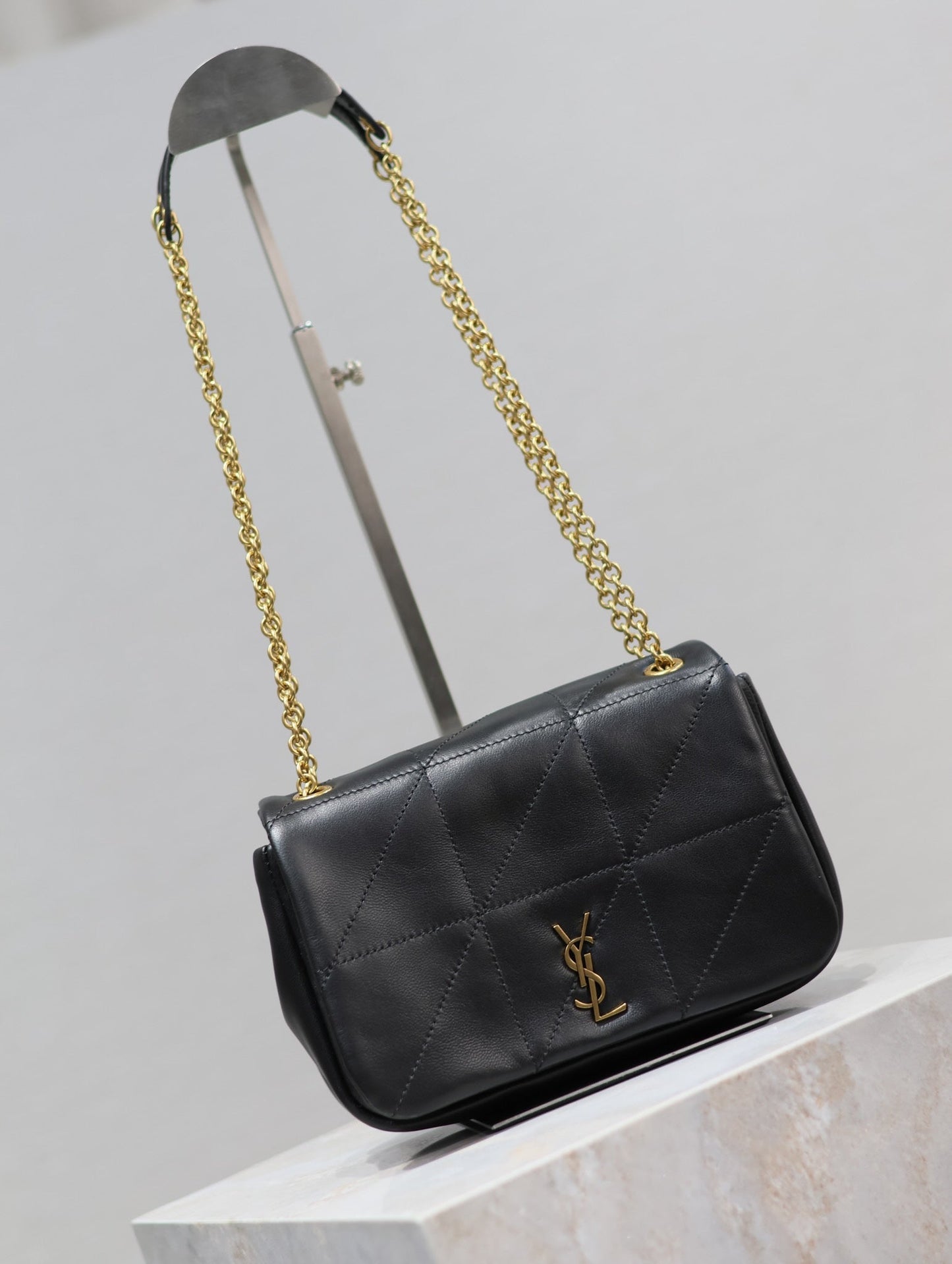 JAMIE 4.3 MINI BAG 20 IN BLACK LAMBSKIN GLOD HARDWARE mysite
