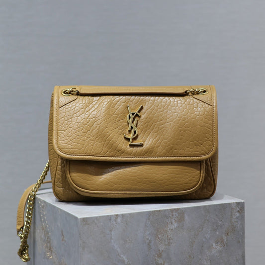 NIKI MEDIUM 28 IN DIJON YELLOW ELEPHANT PATTERN LAMBSKIN mysite