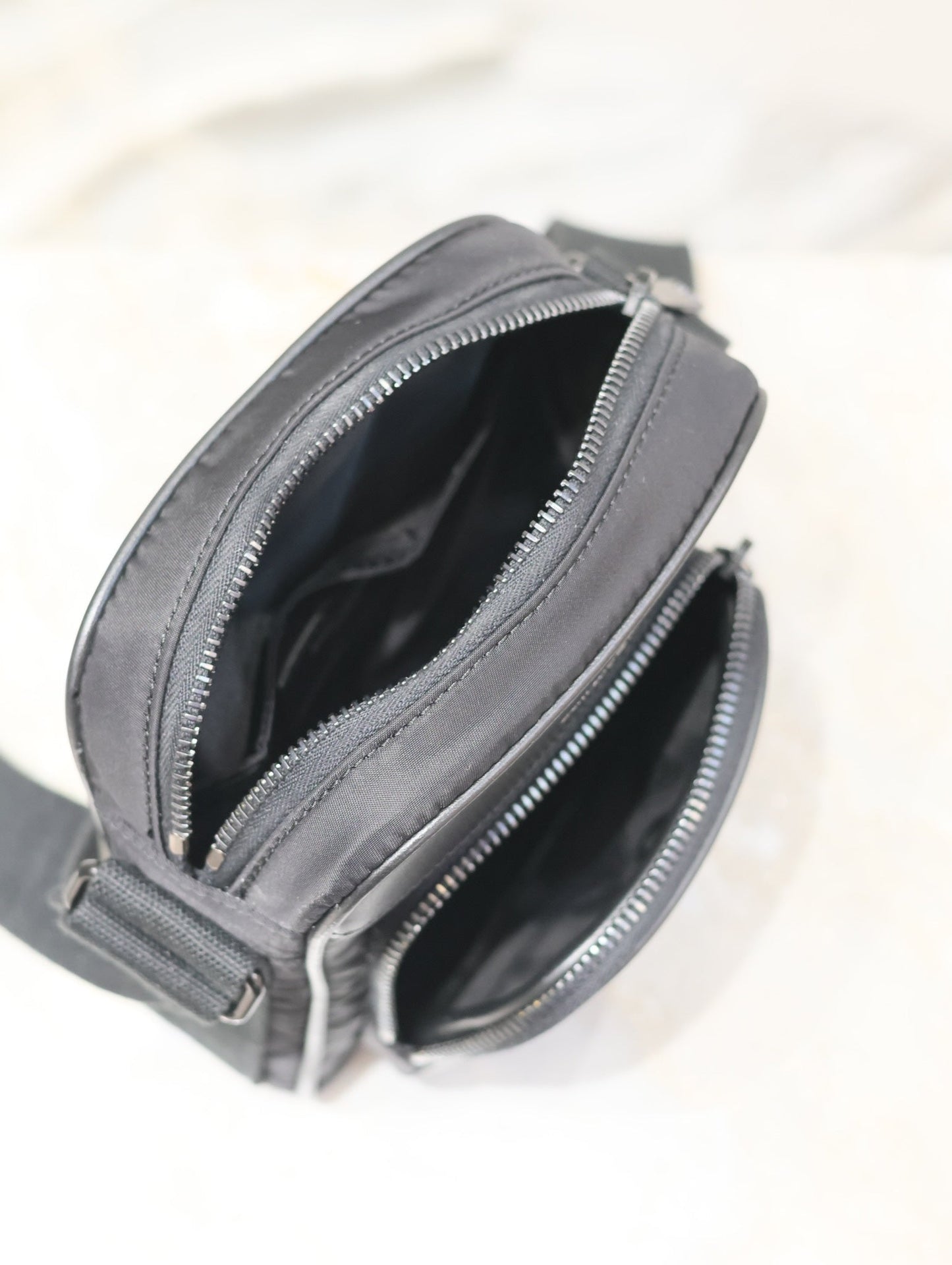 CITY MINI CAMERA BAG 18 IN BLACK ECONYL mysite