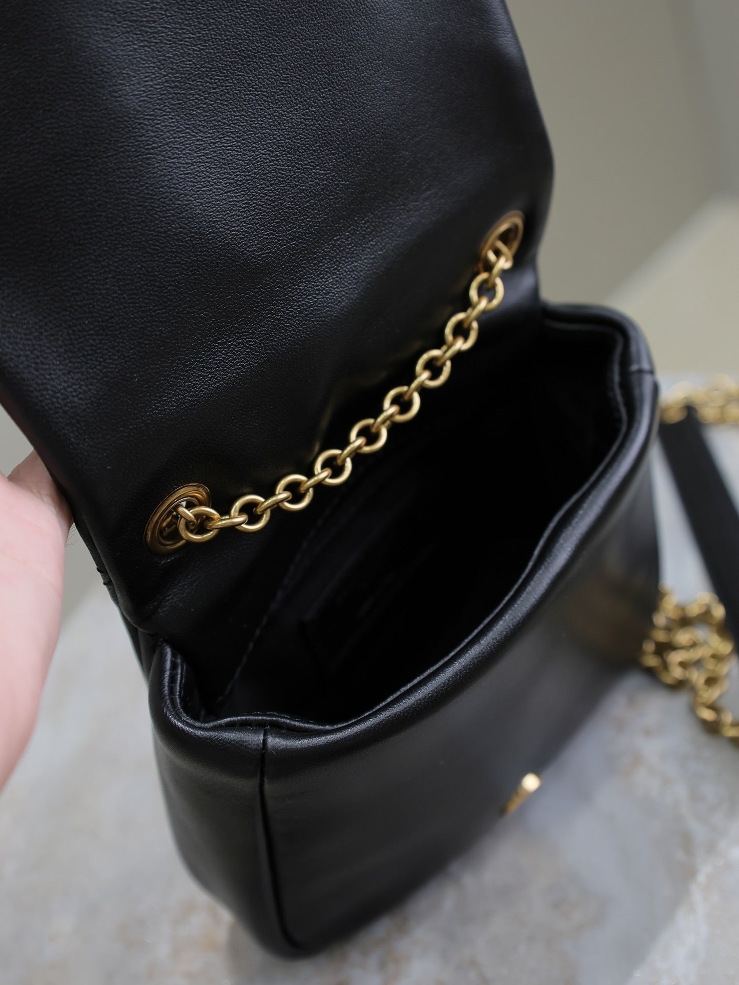 Prada Mini Jamie 4.3 Shoulder Bag 16cm Black Lambskin GHW mysite