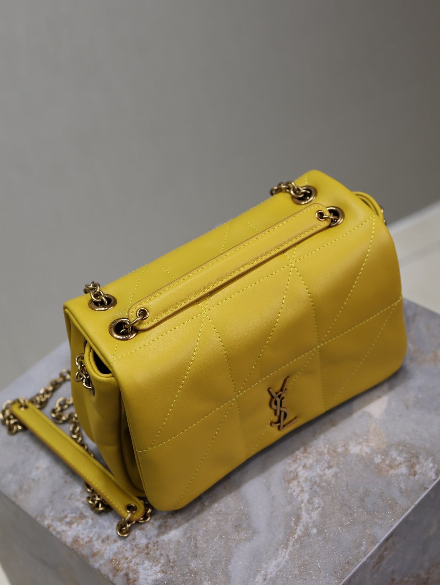 JAMIE 4.3 MINI BAG 20 IN MUSTARD YELLOW LAMBSKIN COPPER HARDWARE mysite