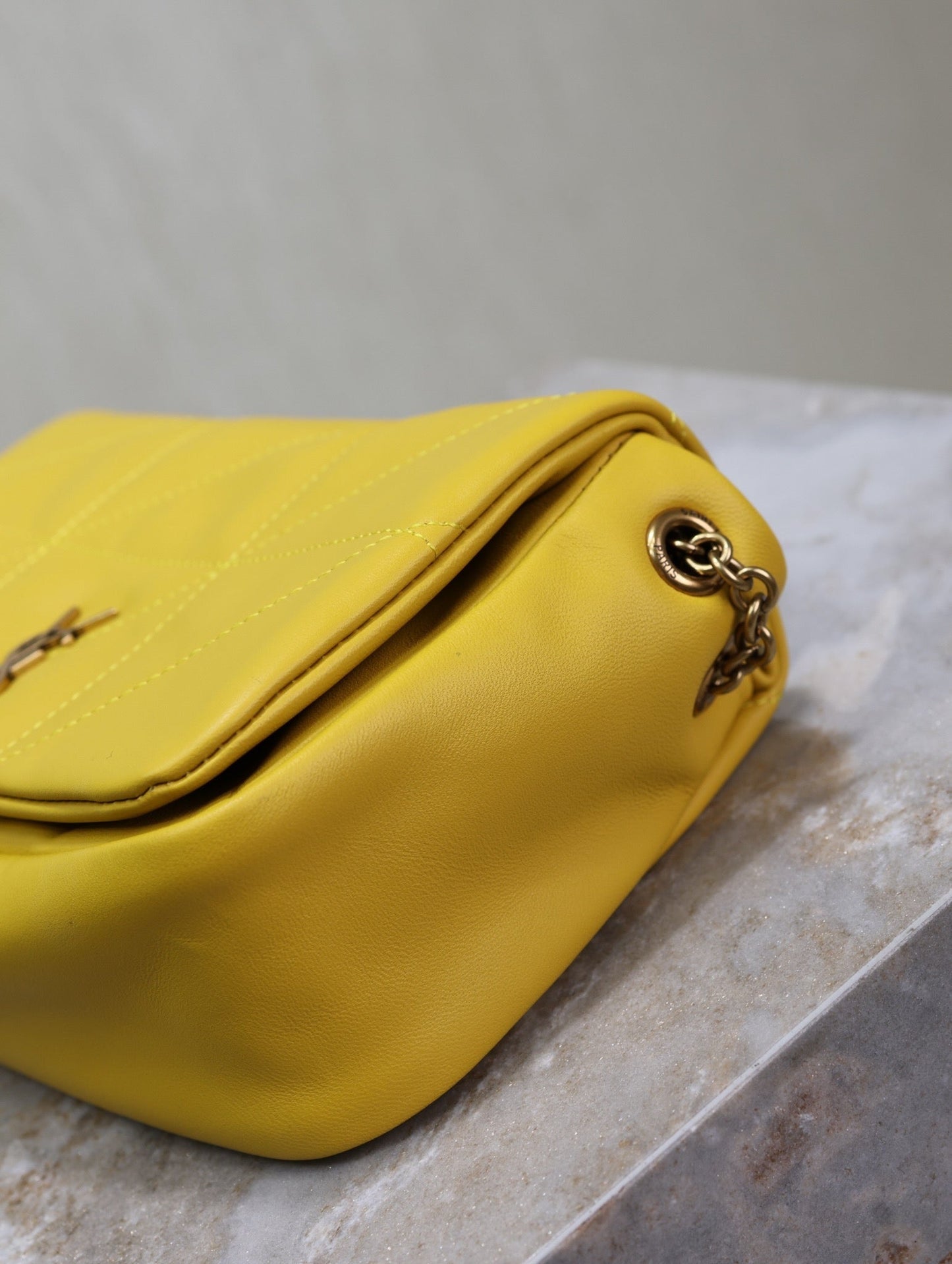 JAMIE 4.3 MINI BAG 20 IN MUSTARD YELLOW LAMBSKIN COPPER HARDWARE mysite
