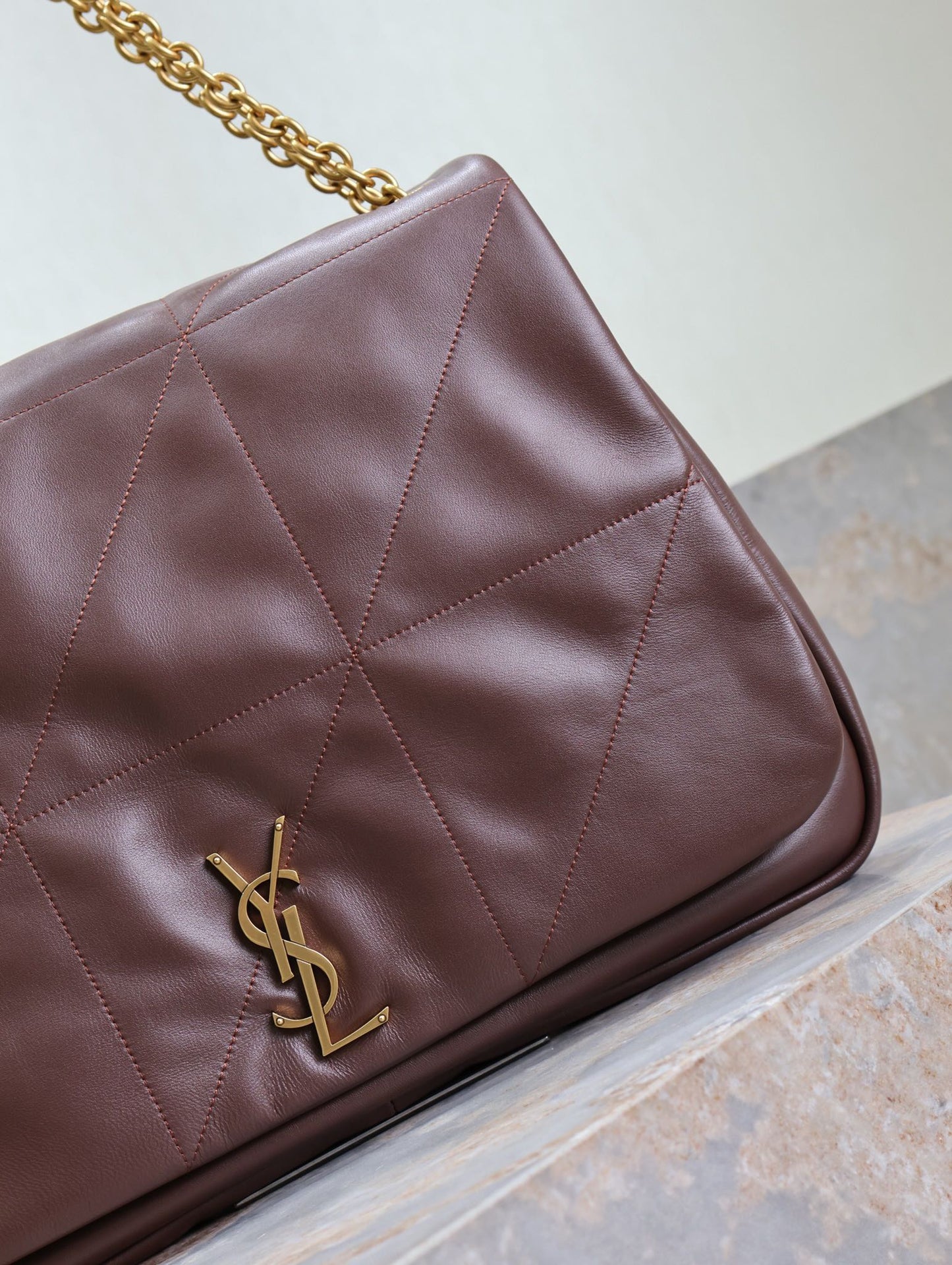 JAMIE 4.3 LARGE BAG 43 IN WINE RED LAMBSKIN GOLD HARDWARE mysite