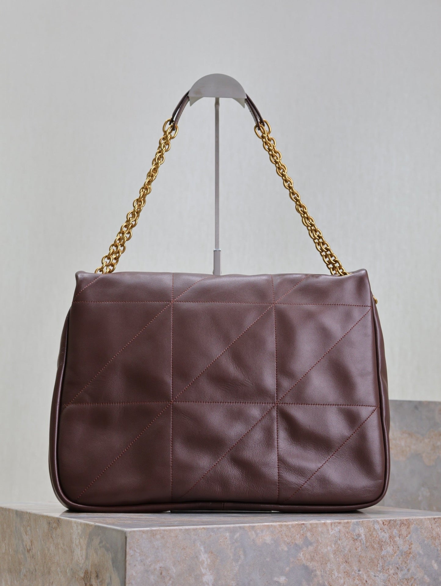 JAMIE 4.3 LARGE BAG 43 IN WINE RED LAMBSKIN GOLD HARDWARE mysite