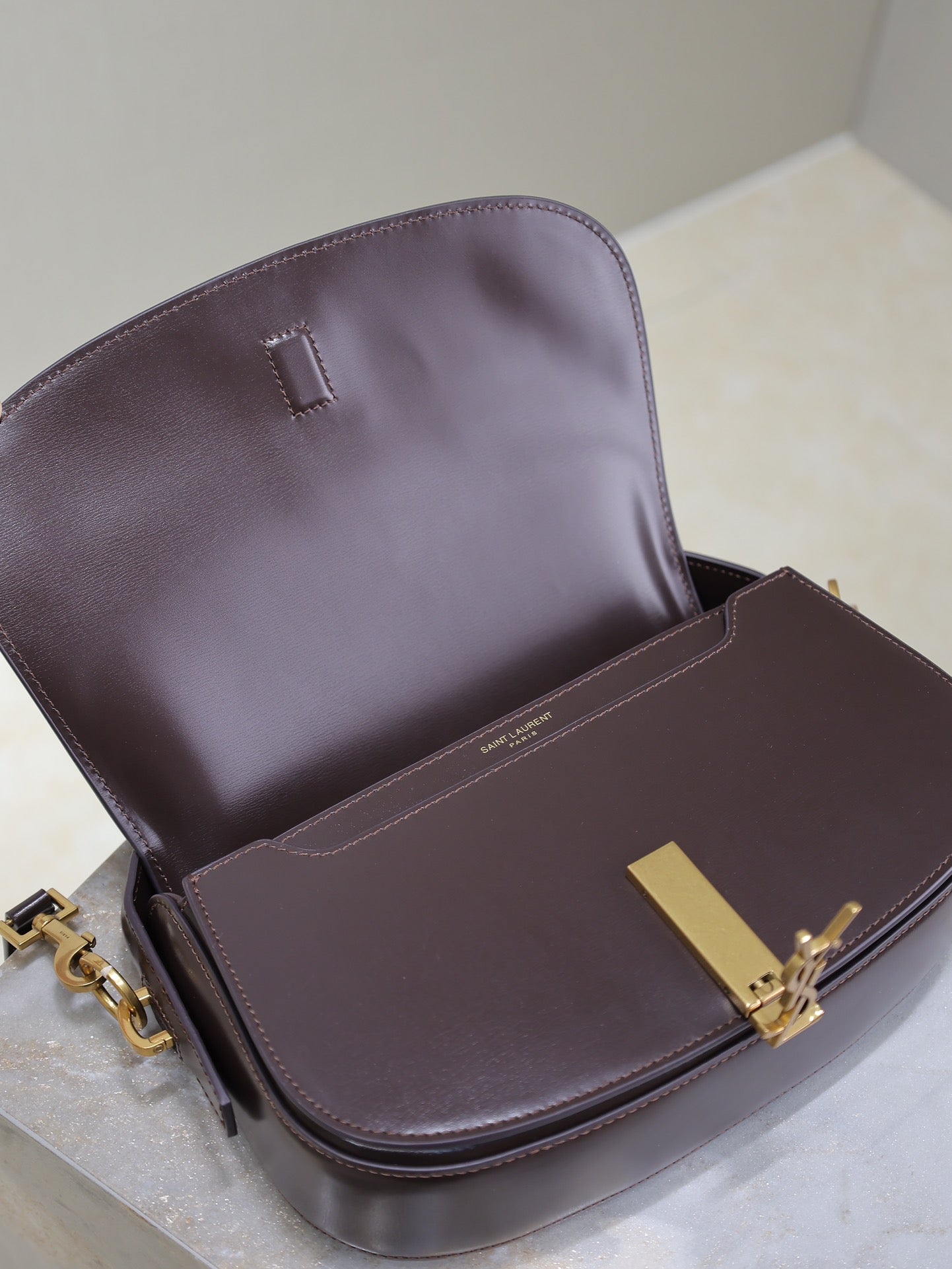 VOLTAIRE 24 IN BRUNETTE BROWN CALFSKIN mysite